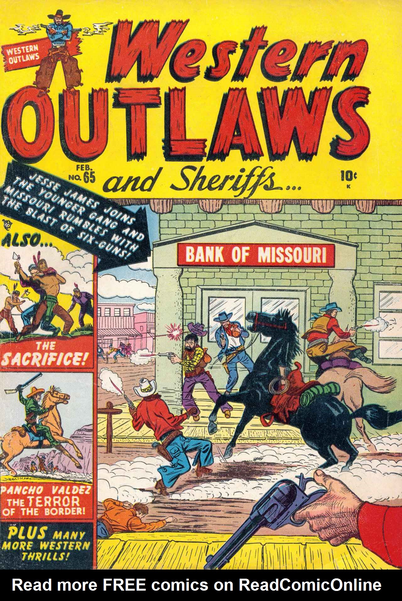 Read online Western Outlaws and Sheriffs comic -  Issue #65 - 1