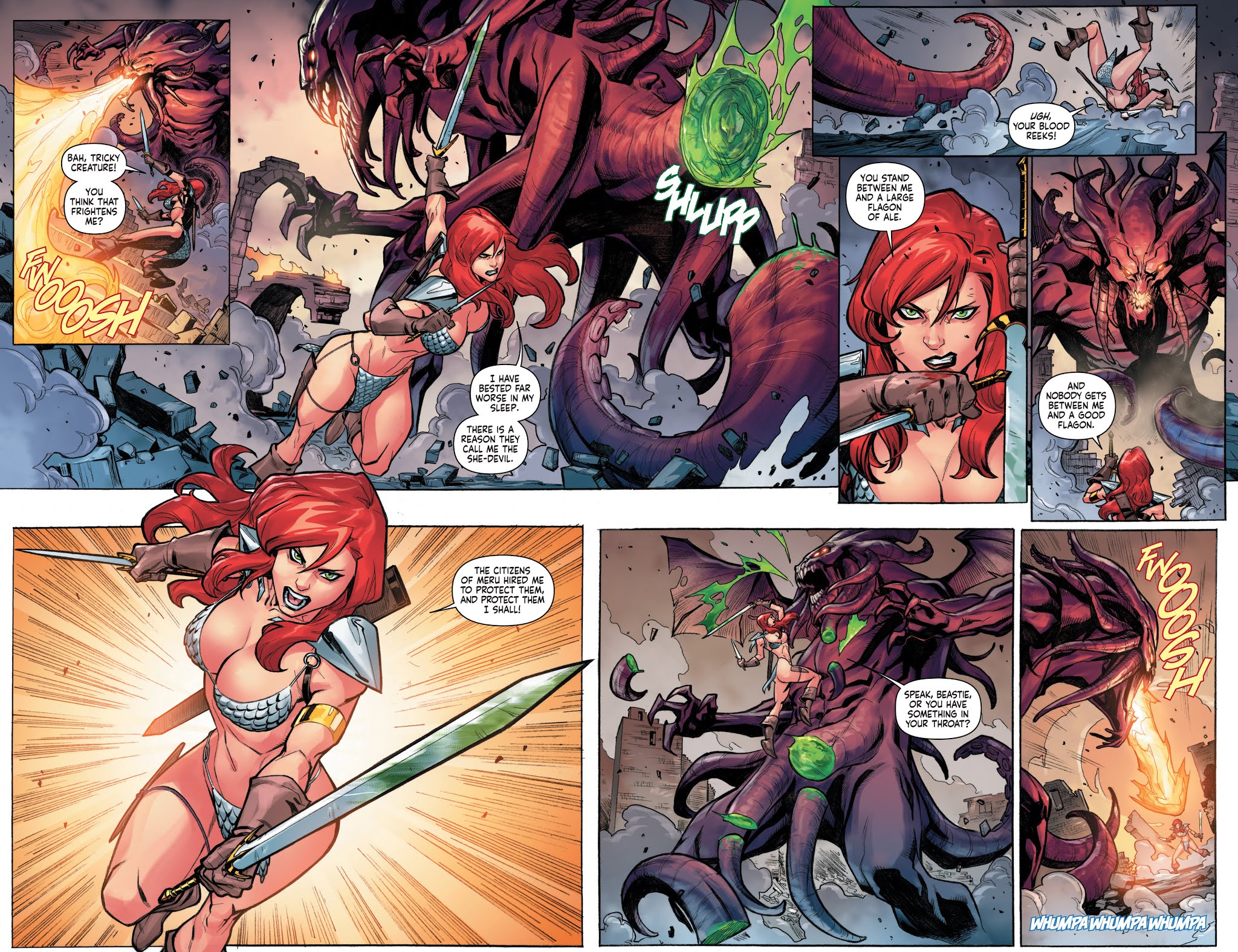 Read online Red Sonja Vol. 4 comic -  Issue # _TPB 1 (Part 1) - 10