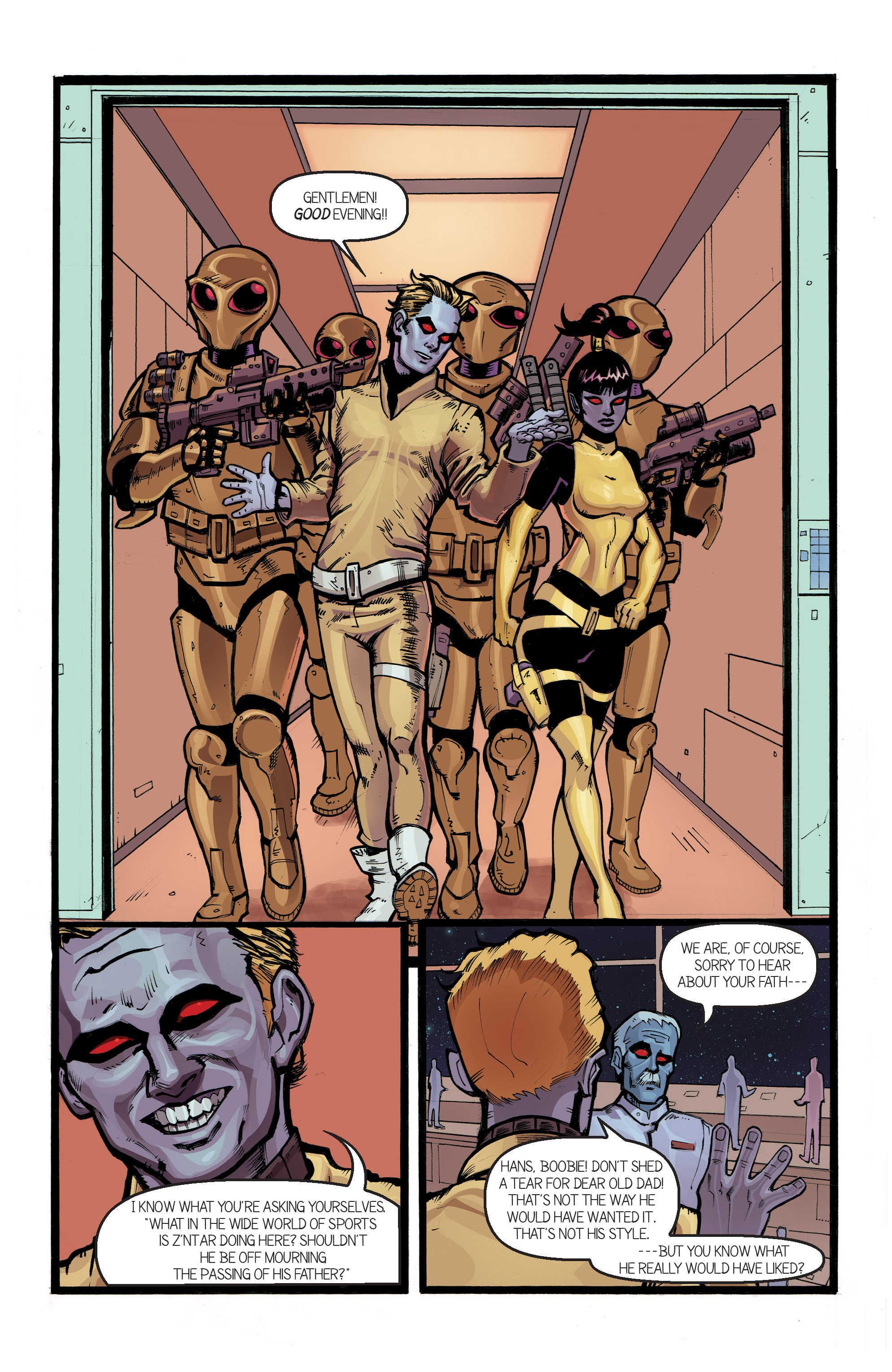 Read online Zoe Dare Versus The Disasteroid comic -  Issue #1 - 12