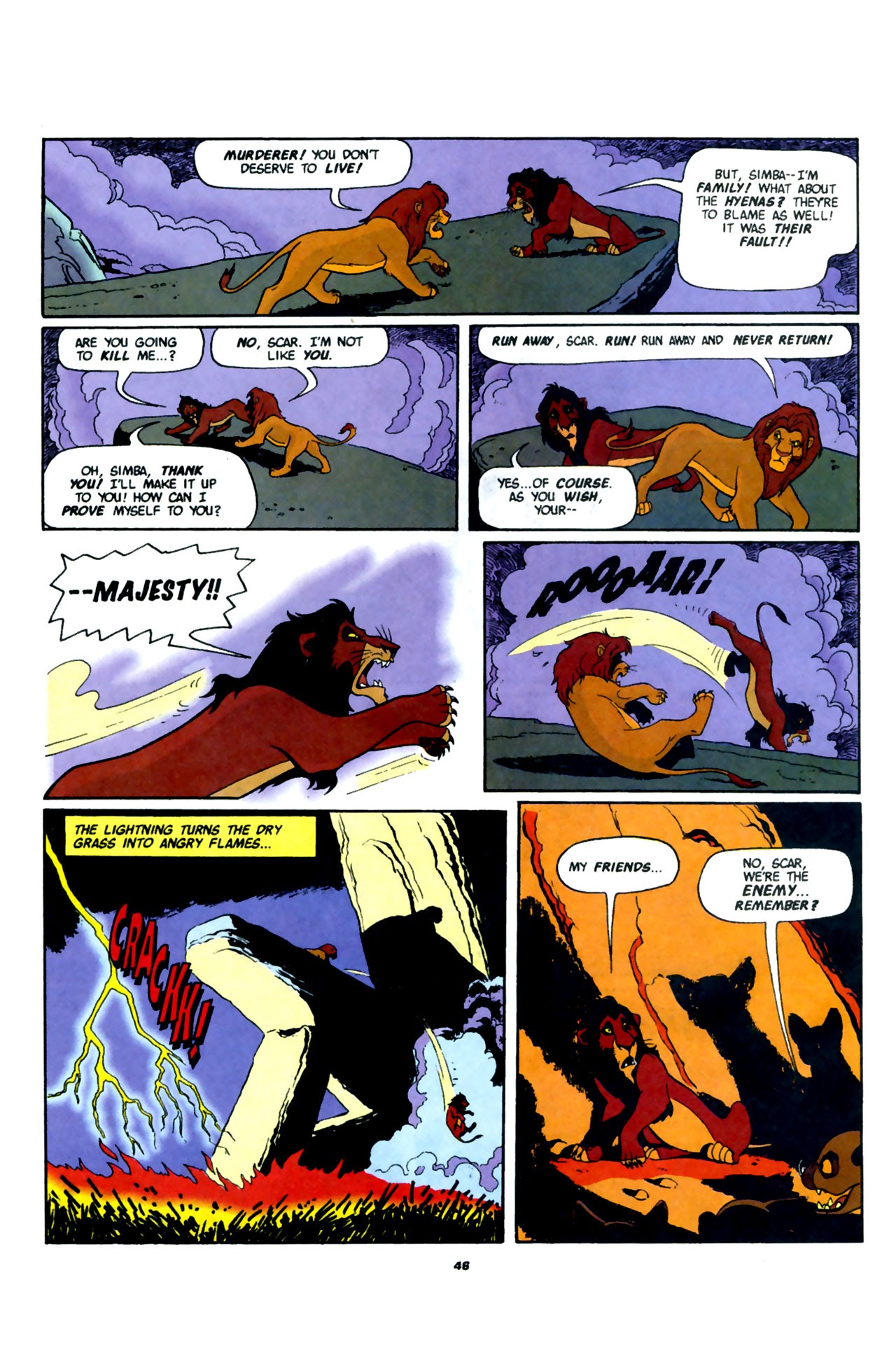 Read online Disney's The Lion King comic -  Issue #1 - 48