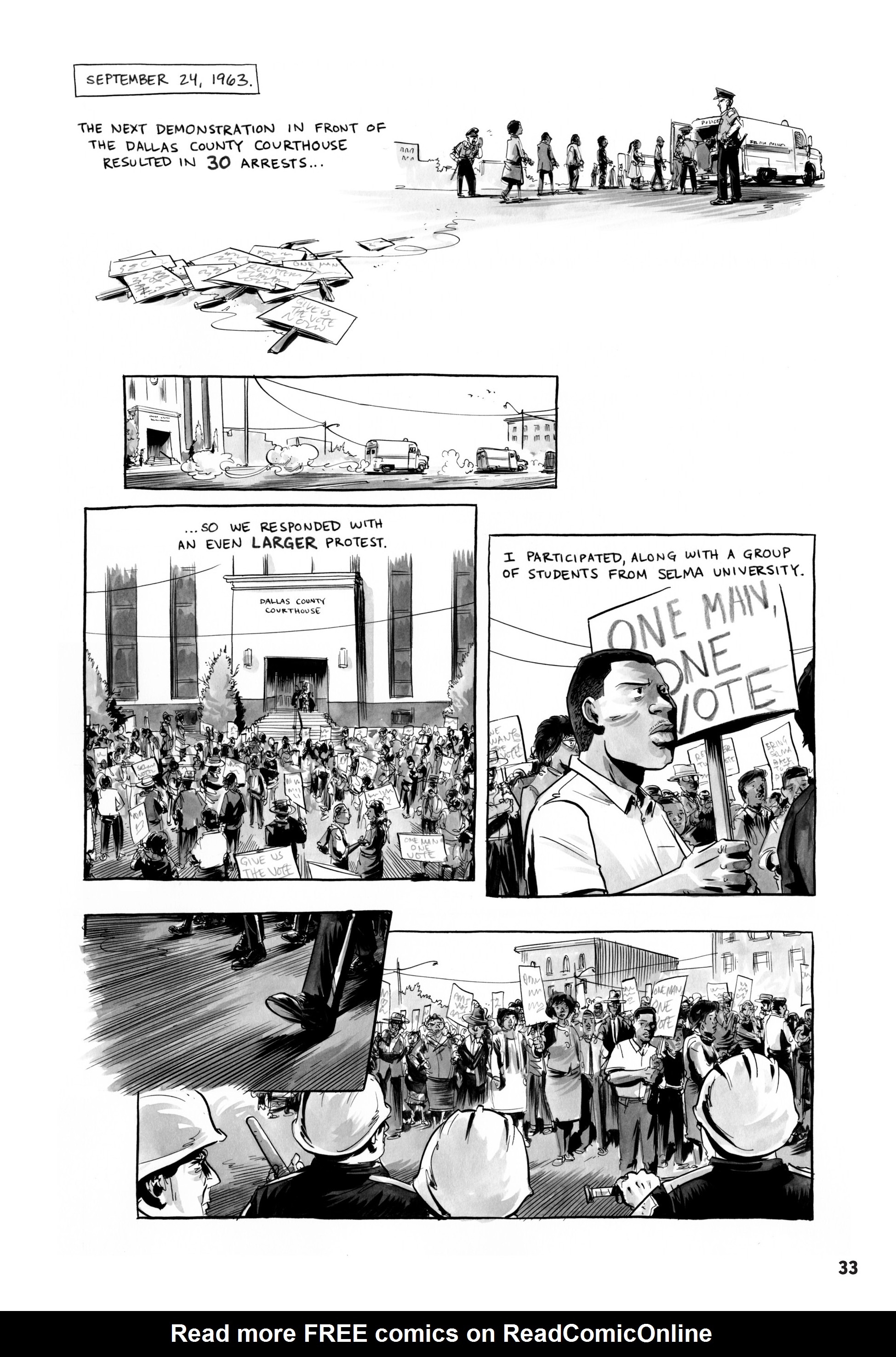 Read online March comic -  Issue #3 - 31