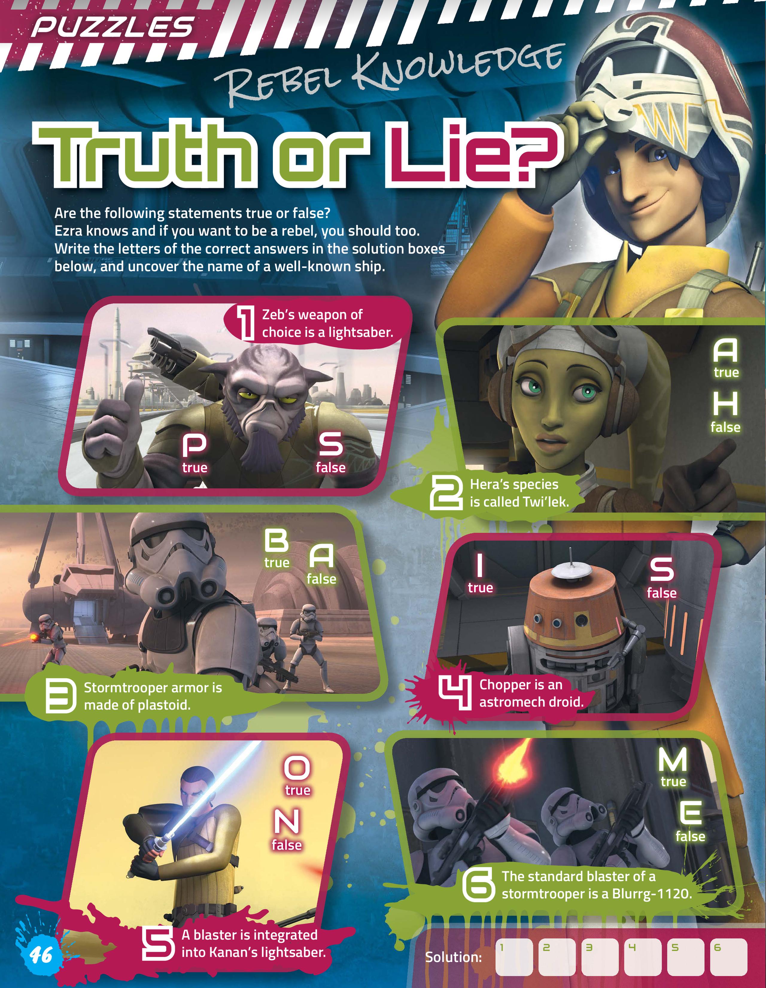 Read online Star Wars Rebels Magazine comic -  Issue #6 - 46