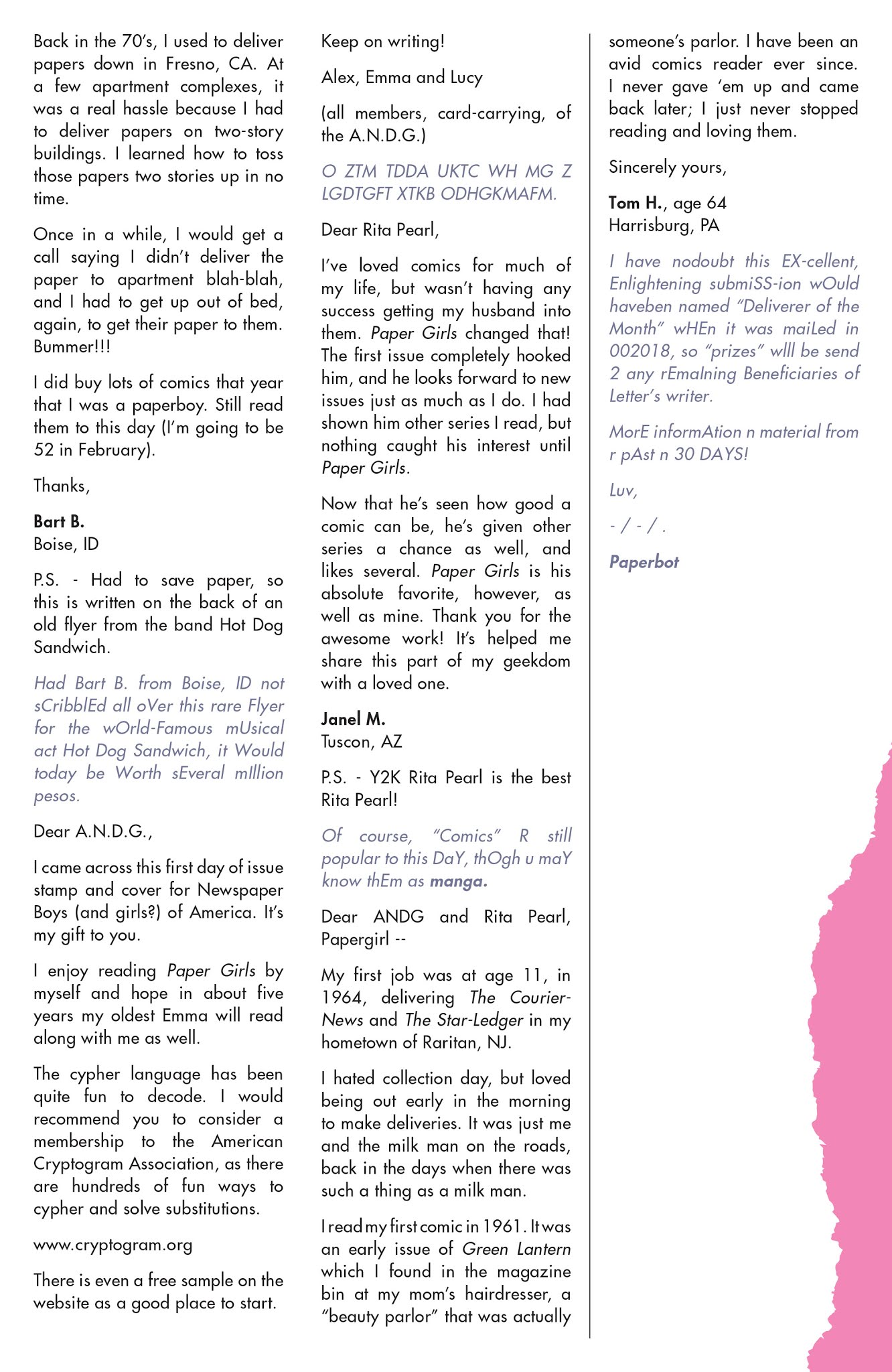 Read online Paper Girls comic -  Issue #21 - 29