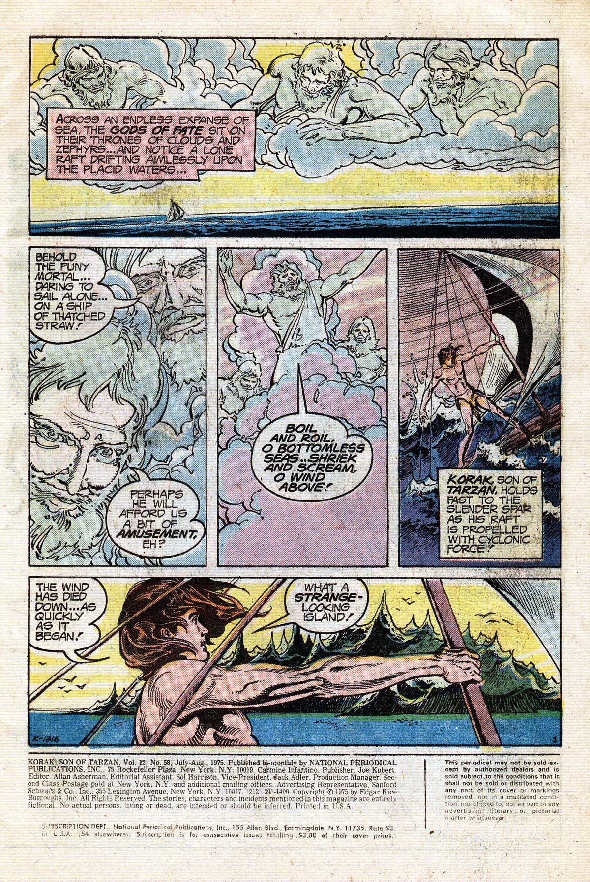 Read online Korak, Son of Tarzan (1972) comic -  Issue #58 - 3