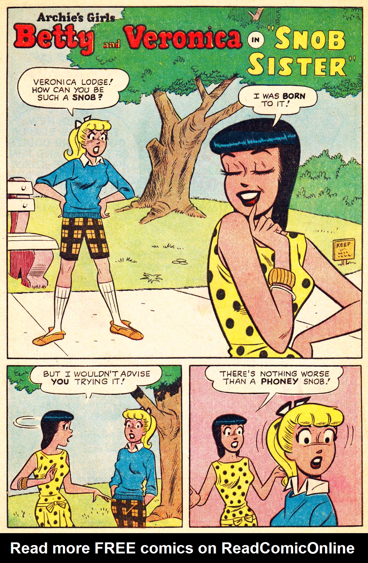 Read online Archie's Girls Betty and Veronica comic -  Issue #69 - 20