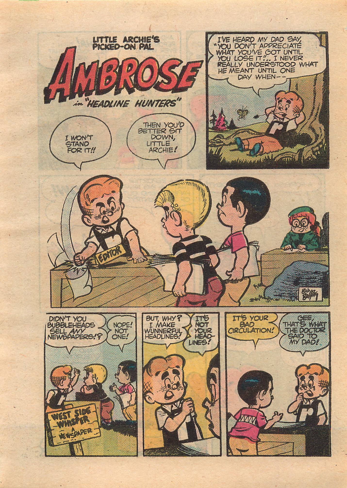 Read online Little Archie Comics Digest Magazine comic -  Issue #7 - 118