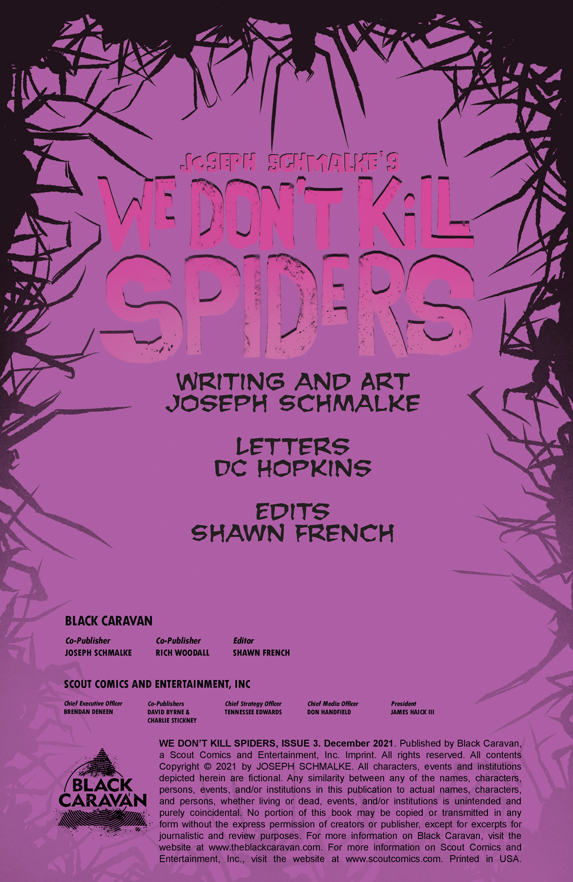 Read online We Don't Kill Spiders comic -  Issue #3 - 2