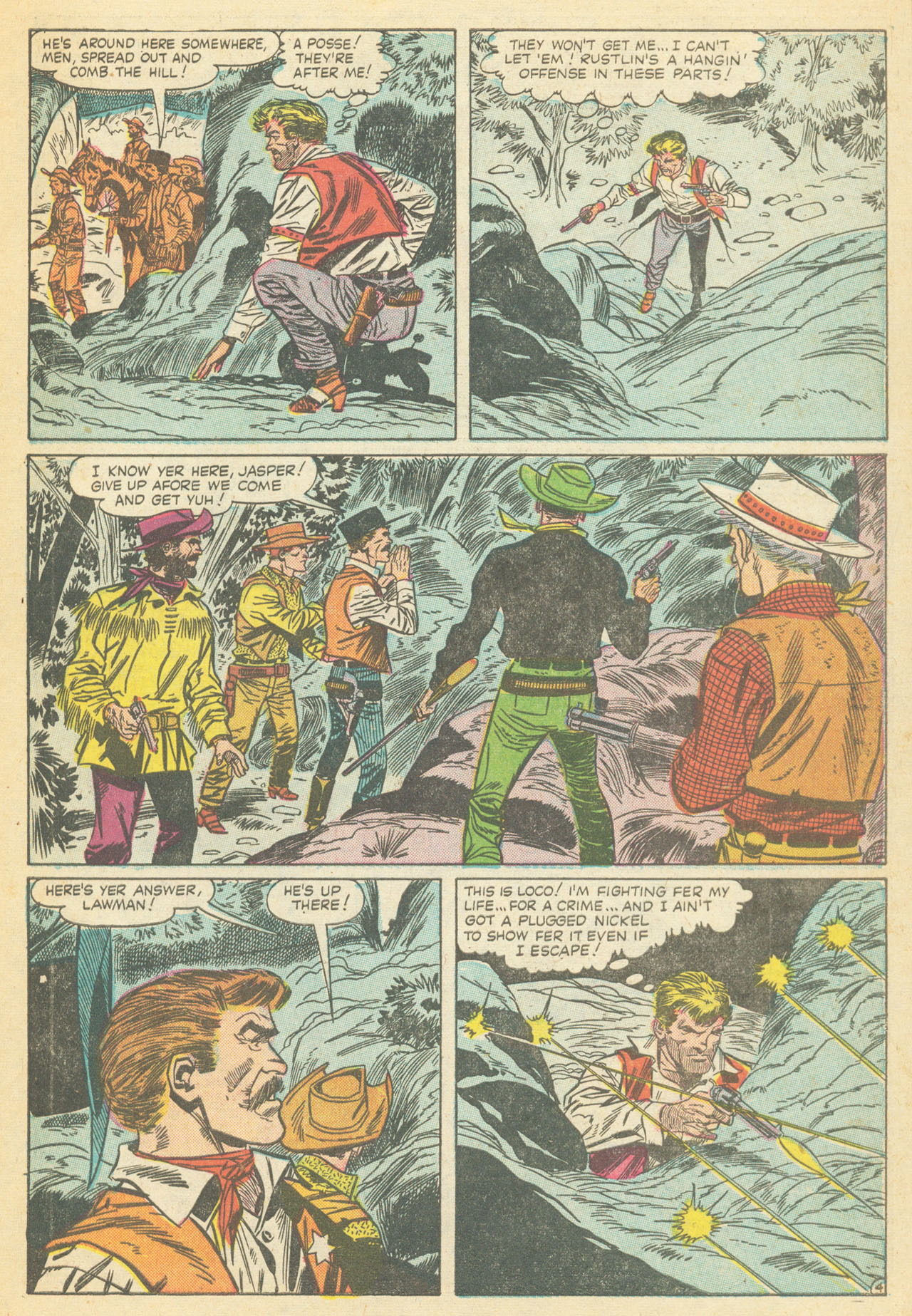Read online Western Outlaws (1954) comic -  Issue #14 - 30