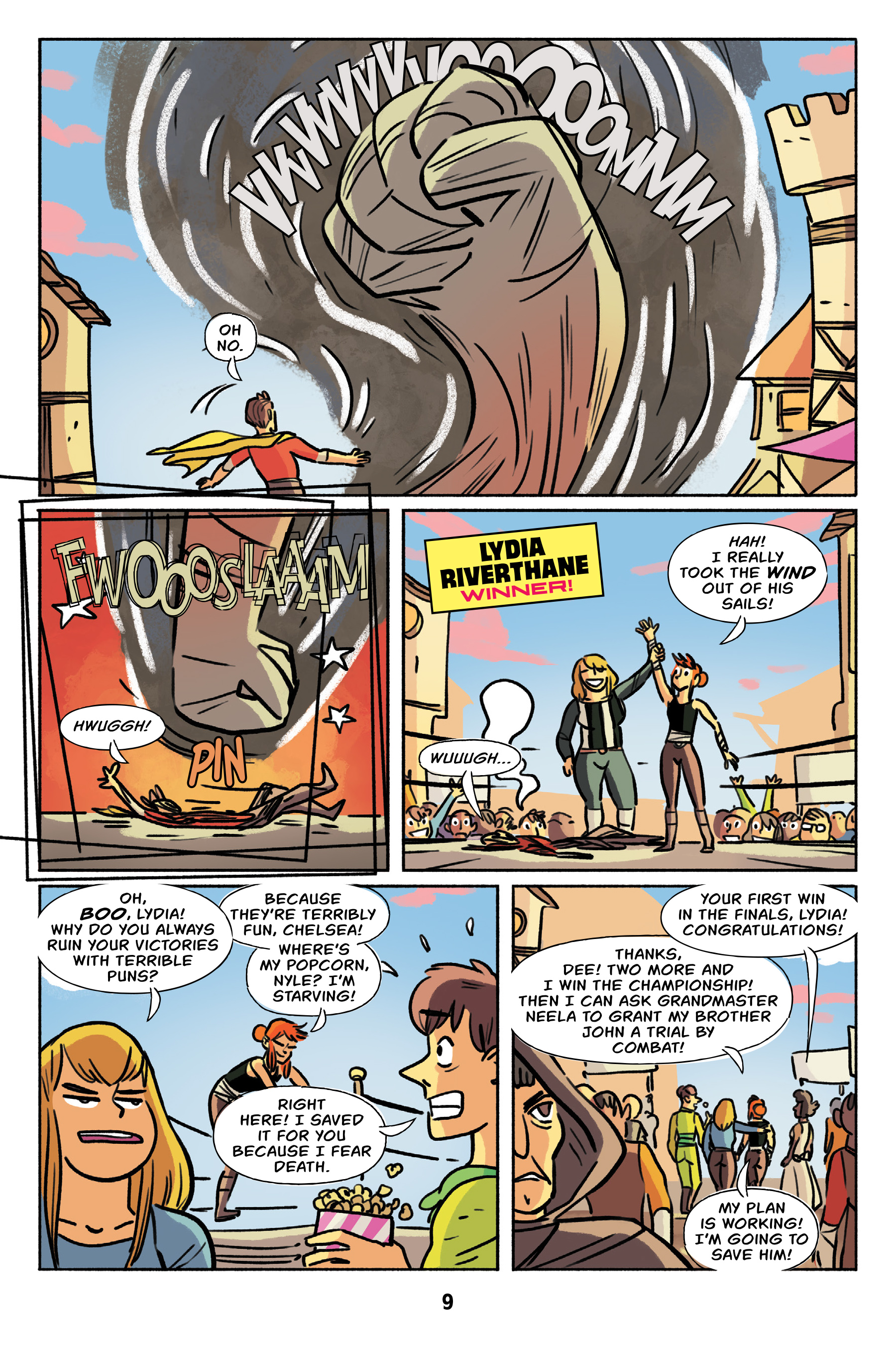 Read online Wrassle Castle comic -  Issue #3 - 10