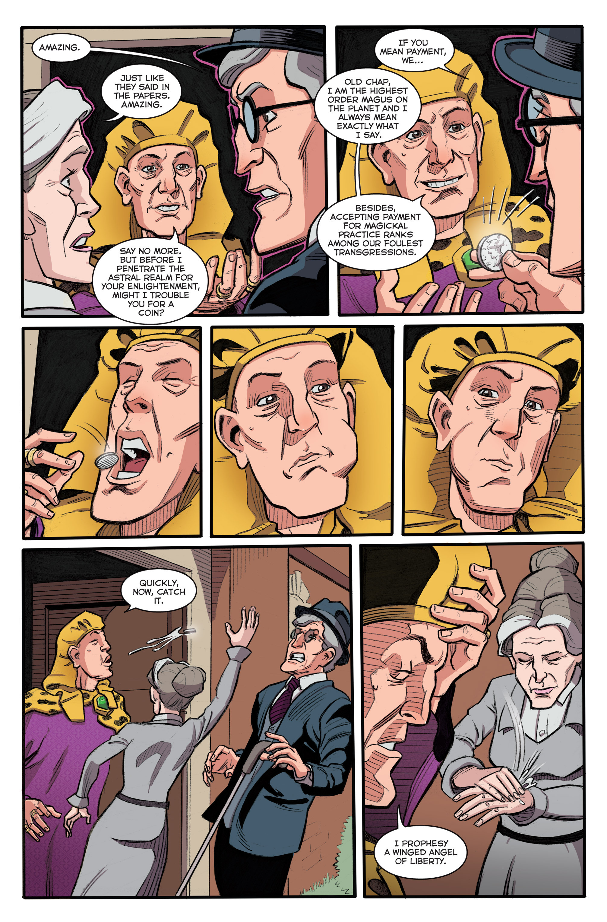 Read online Herald: Lovecraft and Tesla comic -  Issue #5 - 9