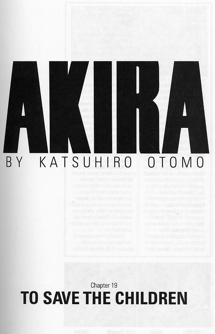 Read online Akira comic -  Issue #19 - 4