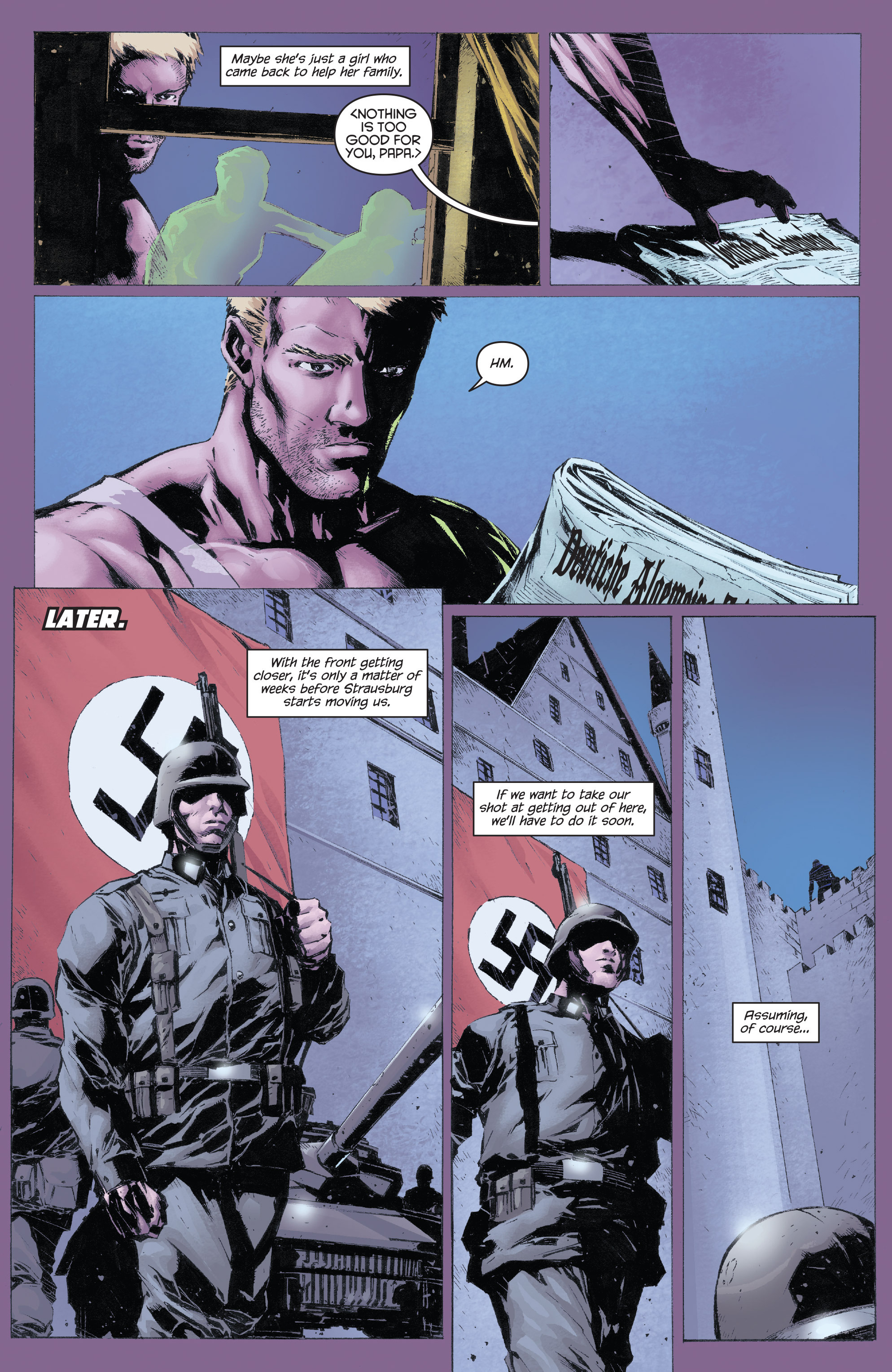 Captain America Theater Of War:  Prisoners Of Duty Full Page 15