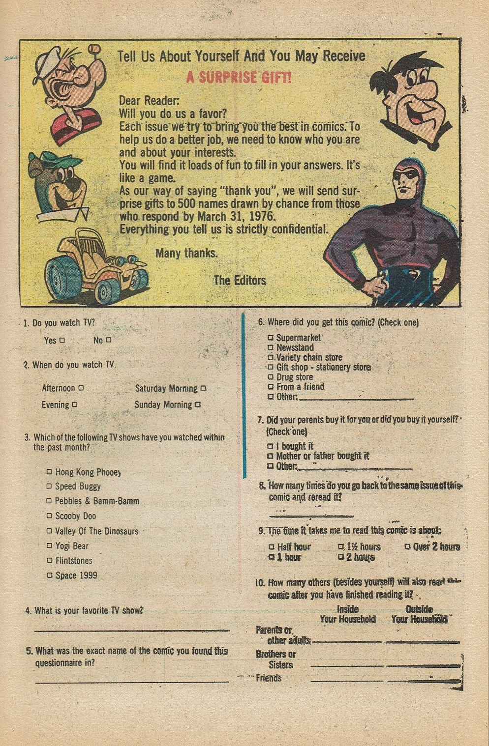 Read online Yogi Bear (1970) comic -  Issue #31 - 19