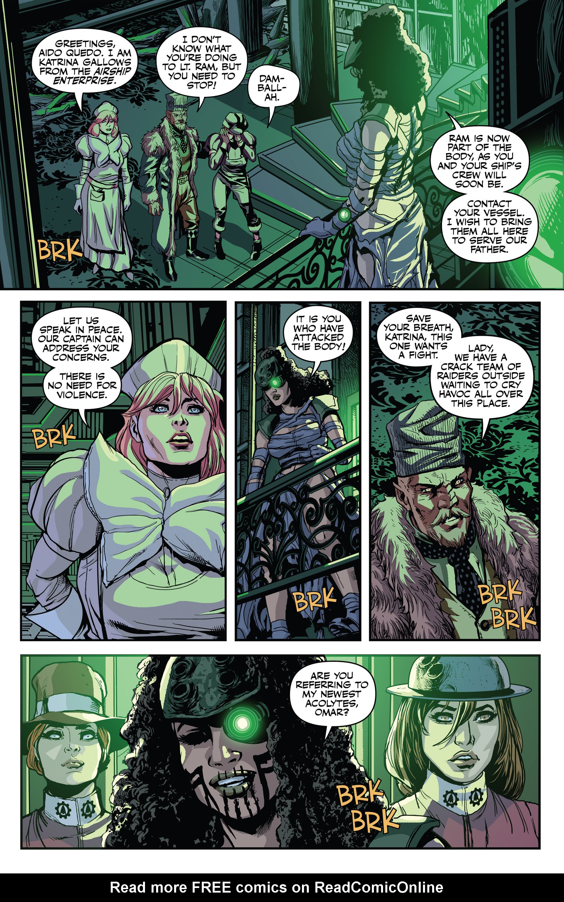Read online Airship Enterprise: The Infernal Machine comic -  Issue #2 - 12