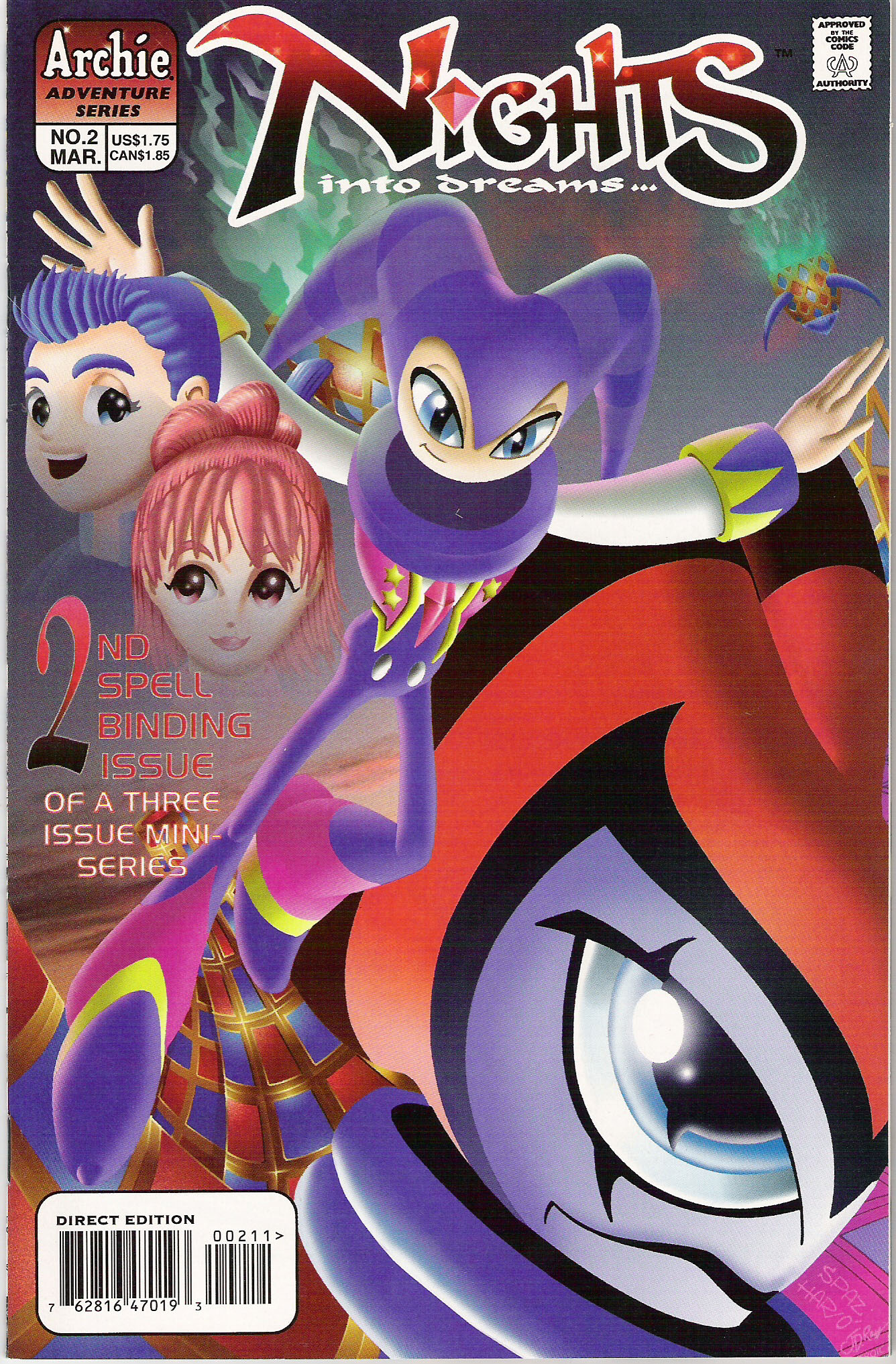 Read online NiGHTS into Dreams... comic -  Issue #2 - 1