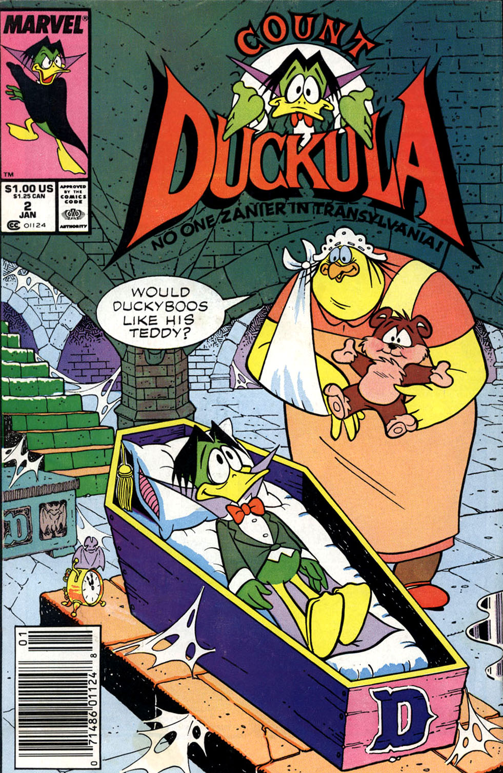 Read online Count Duckula comic -  Issue #2 - 1