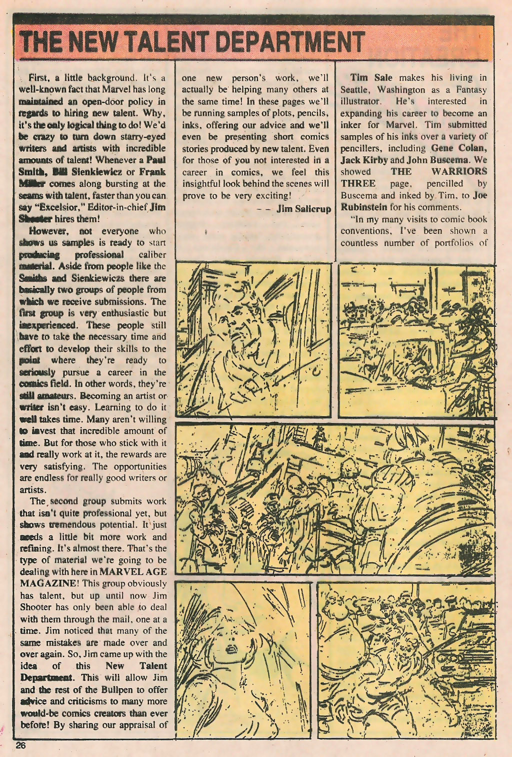 Read online Marvel Age comic -  Issue #7 - 28