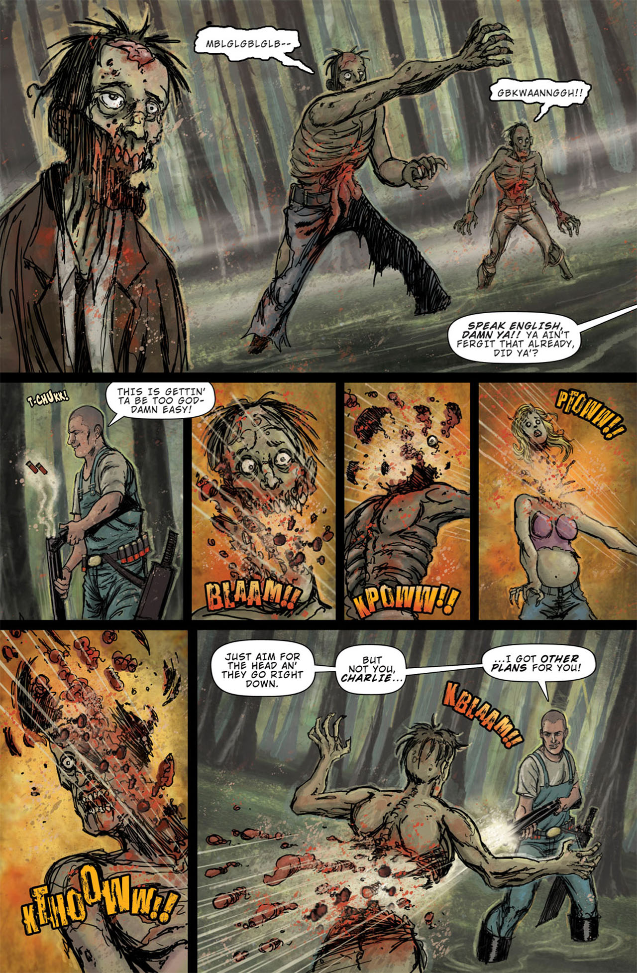 Read online Zombie Terrors comic -  Issue #1 - 9