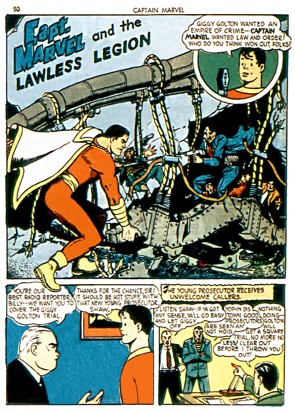 Read online Captain Marvel Adventures comic -  Issue #4 - 52