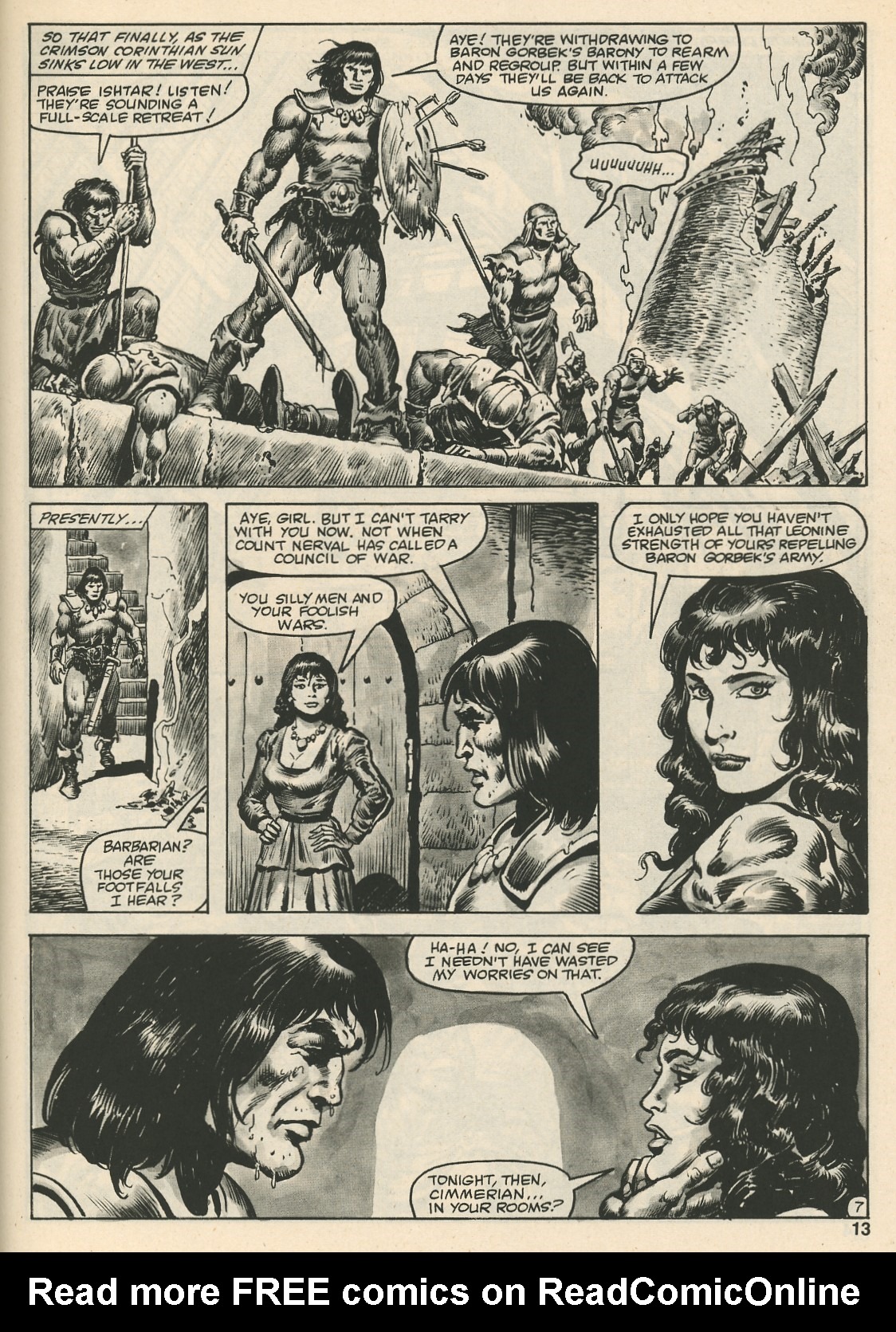 Read online The Savage Sword Of Conan comic -  Issue #108 - 13