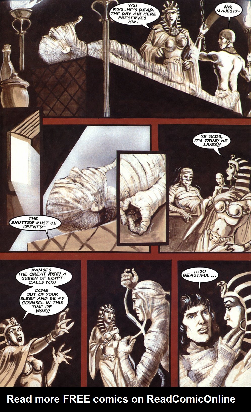Read online Anne Rice's The Mummy or Ramses the Damned comic -  Issue #8 - 12