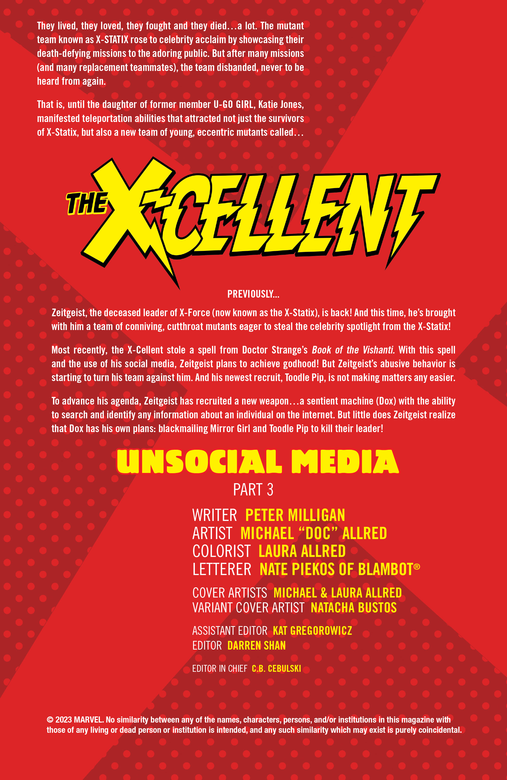 Read online The X-cellent comic -  Issue #3 - 2