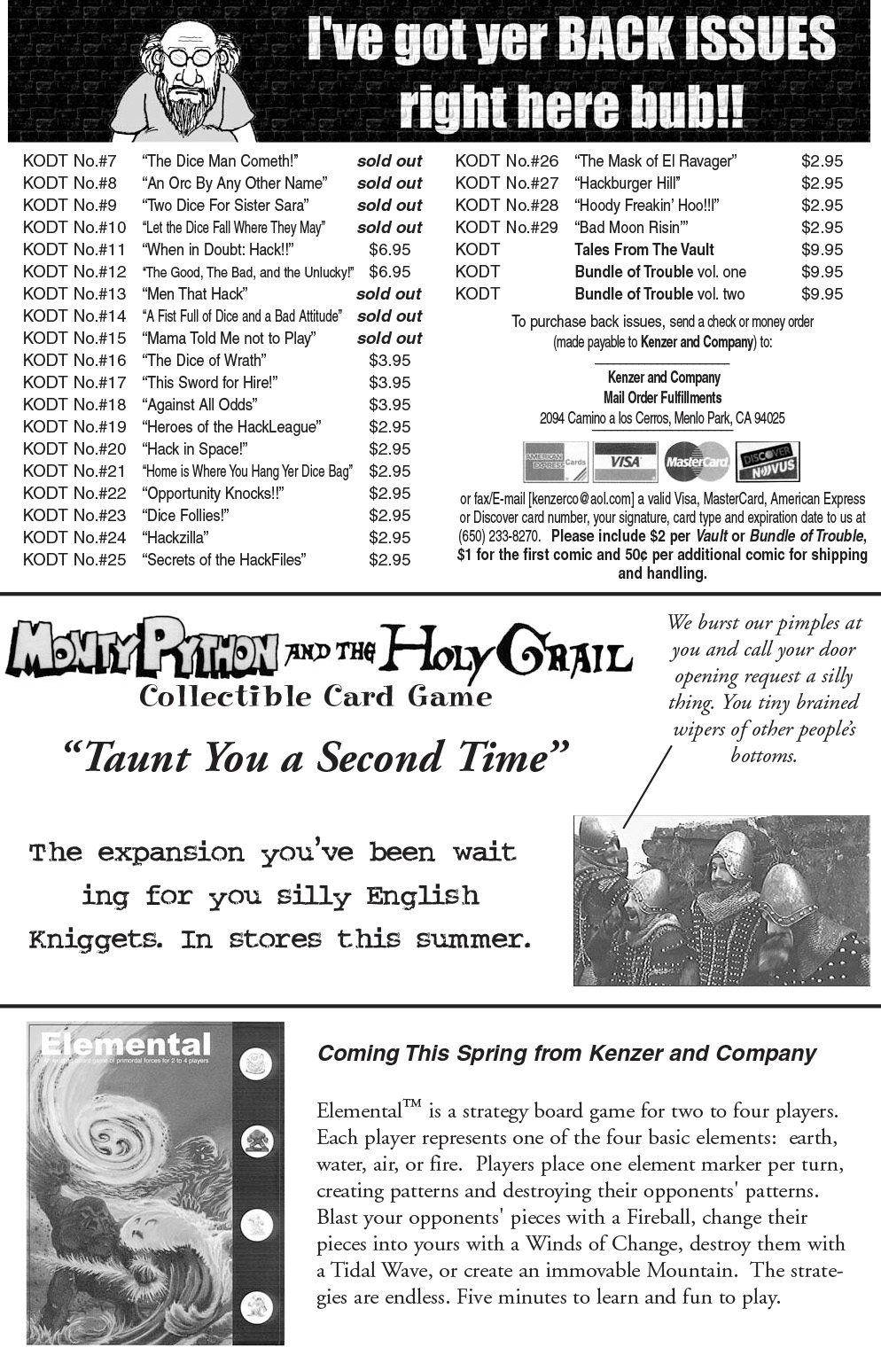 Read online Knights of the Dinner Table comic -  Issue #30 - 2