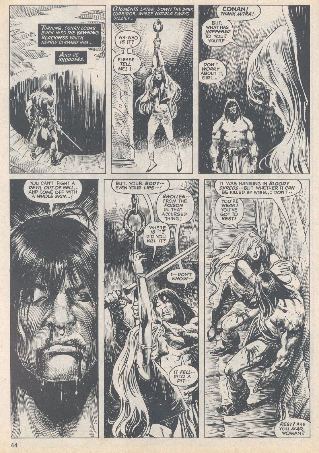 Read online The Savage Sword Of Conan comic -  Issue #20 - 44