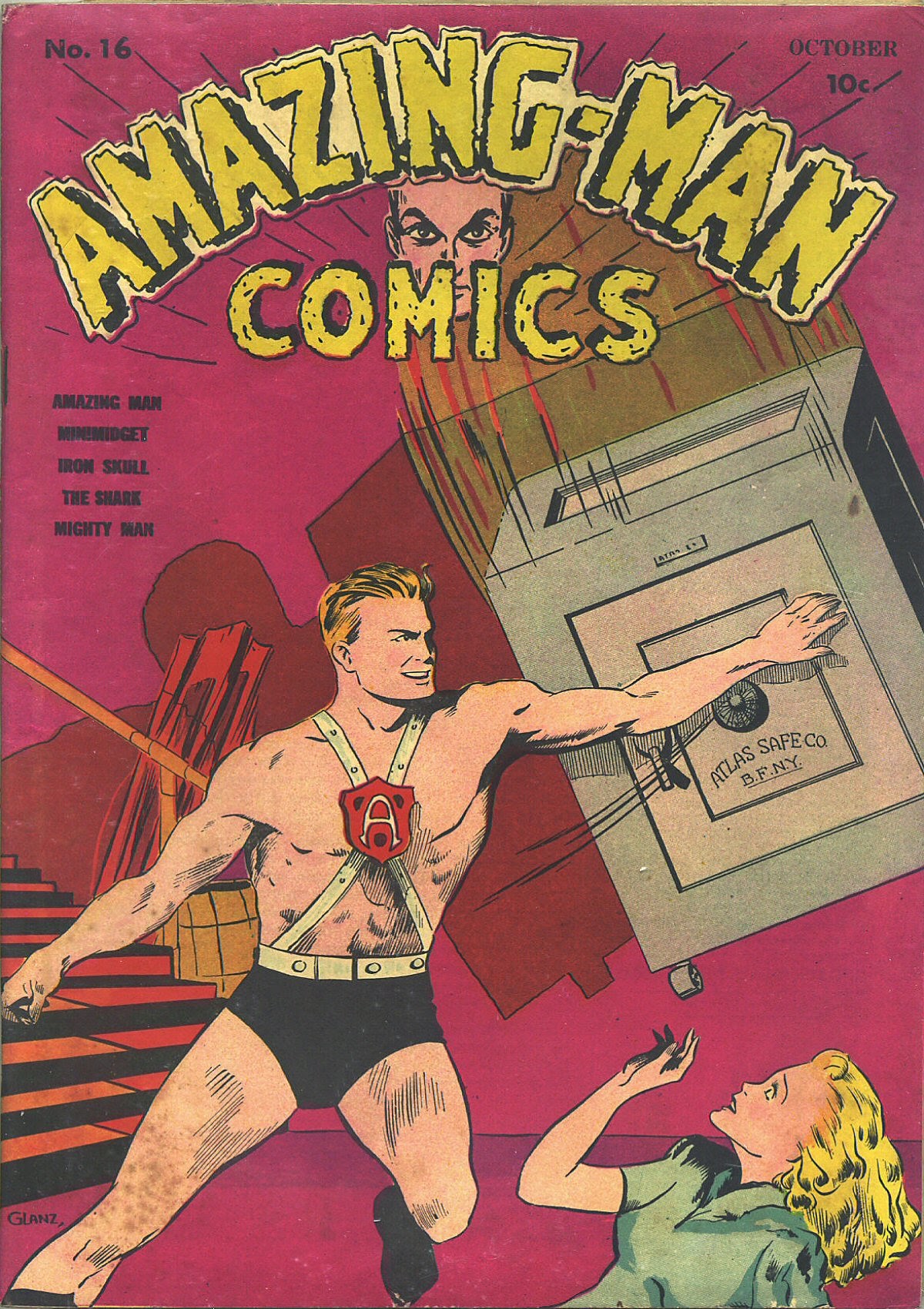 Read online Amazing Man Comics comic -  Issue #16 - 1