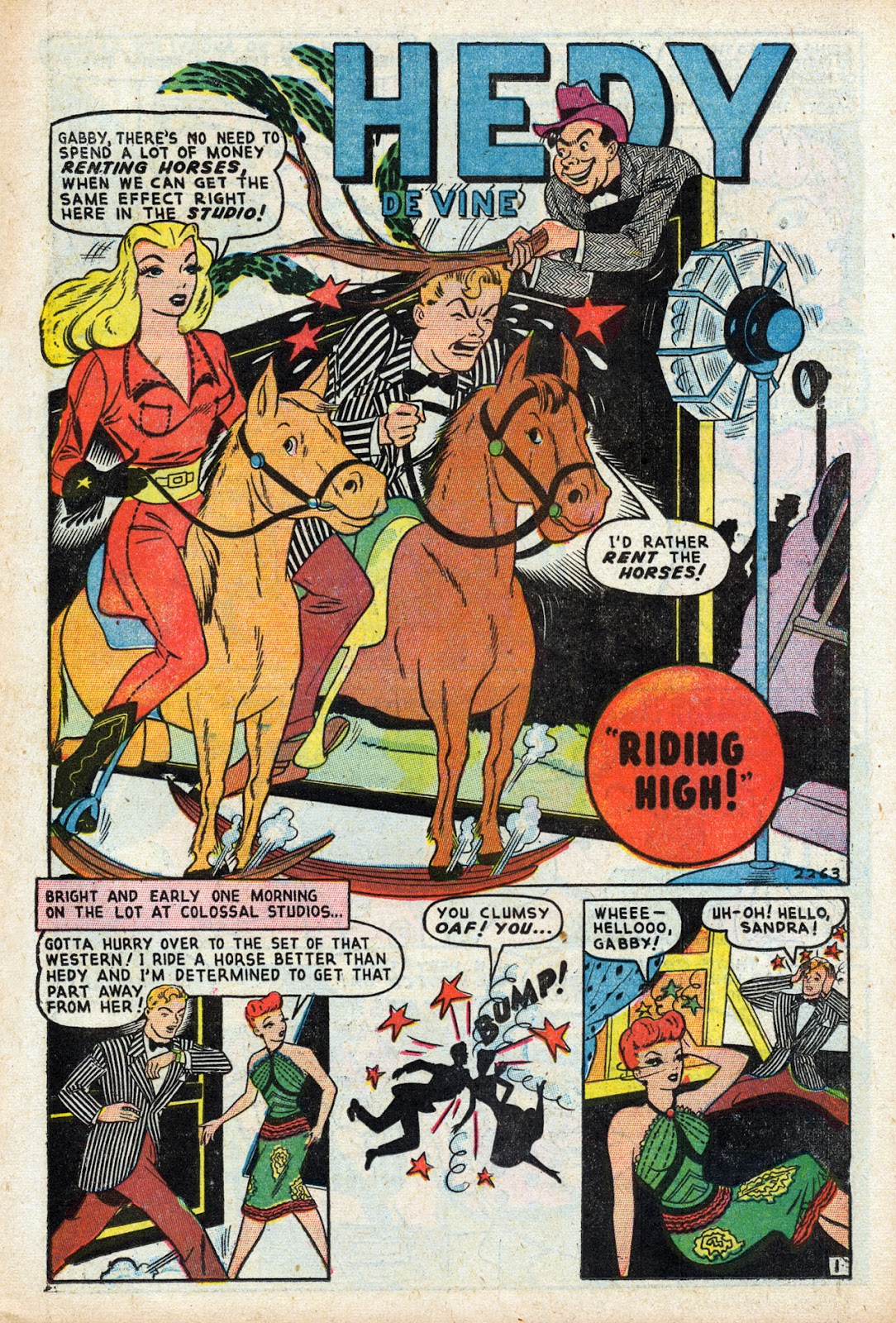 Read online Comedy Comics (1948) comic -  Issue #3 - 23