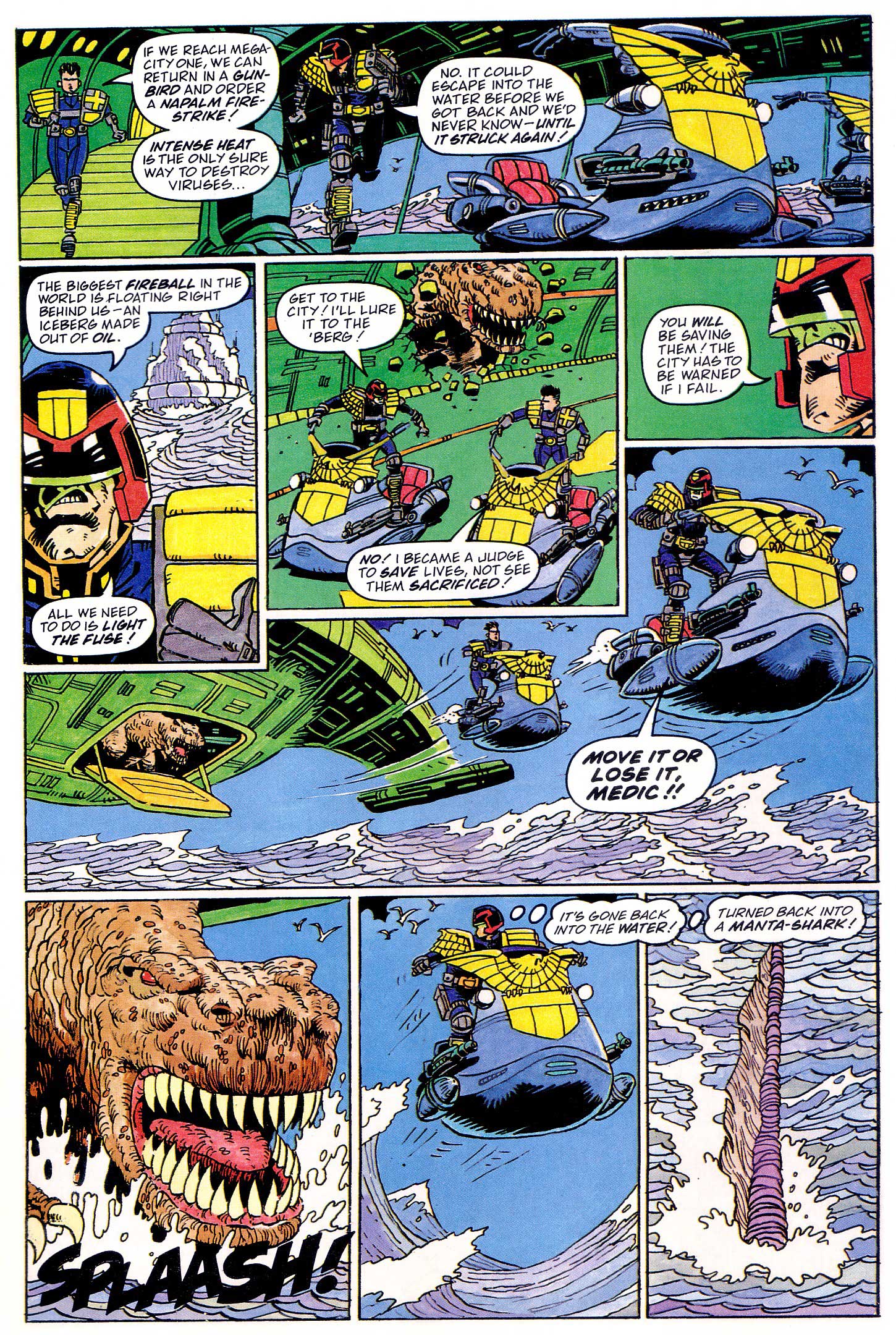 Read online Judge Dredd Lawman of the Future comic -  Issue #14 - 7