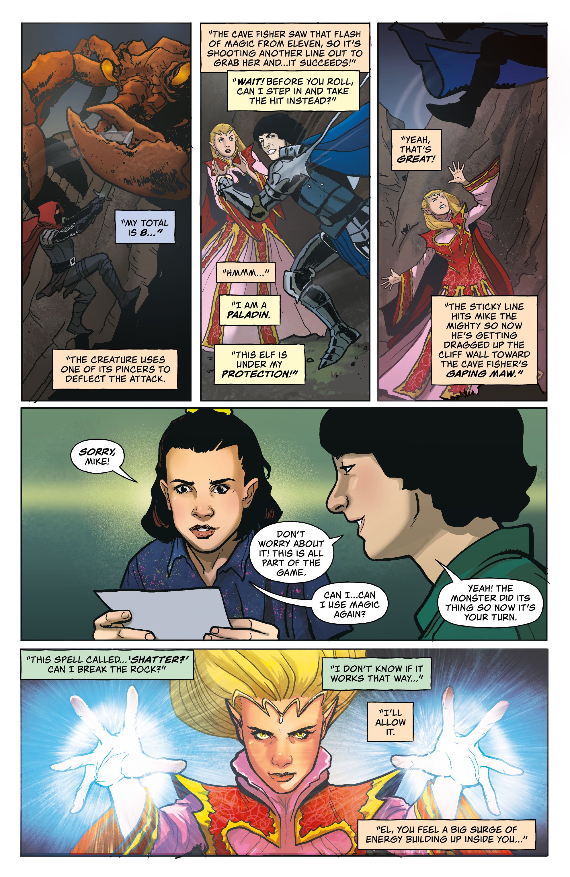 Read online Stranger Things and Dungeons & Dragons comic -  Issue #3 - 11