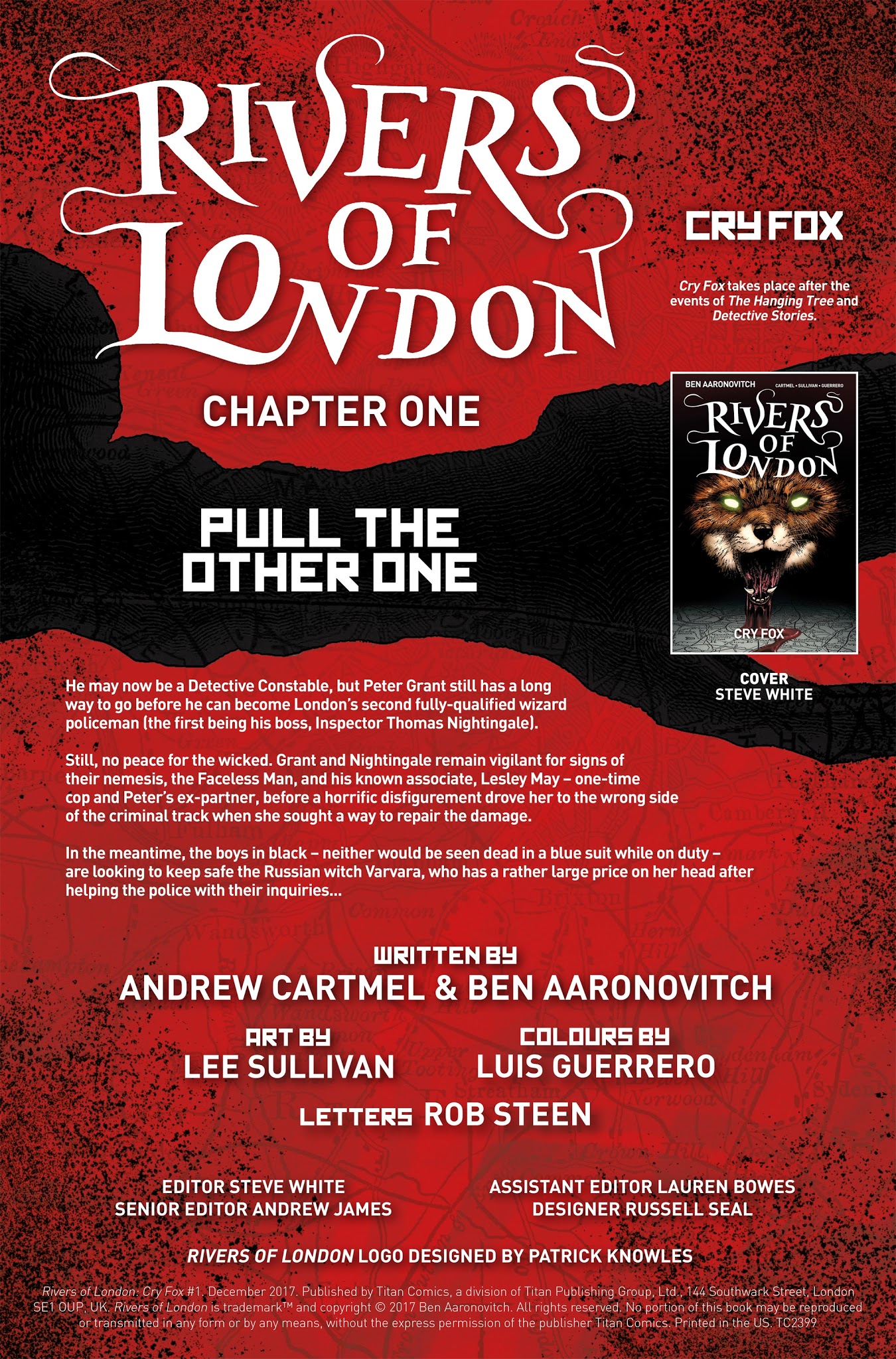 Read online Rivers of London: Cry Fox comic -  Issue #1 - 2