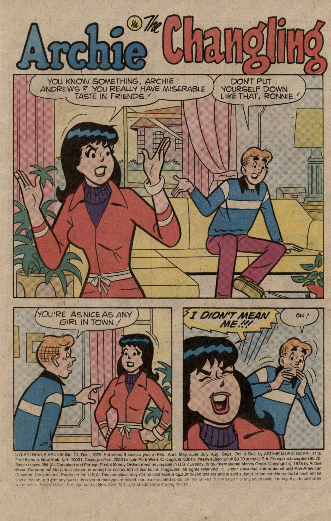 Read online Everything's Archie comic -  Issue #71 - 3