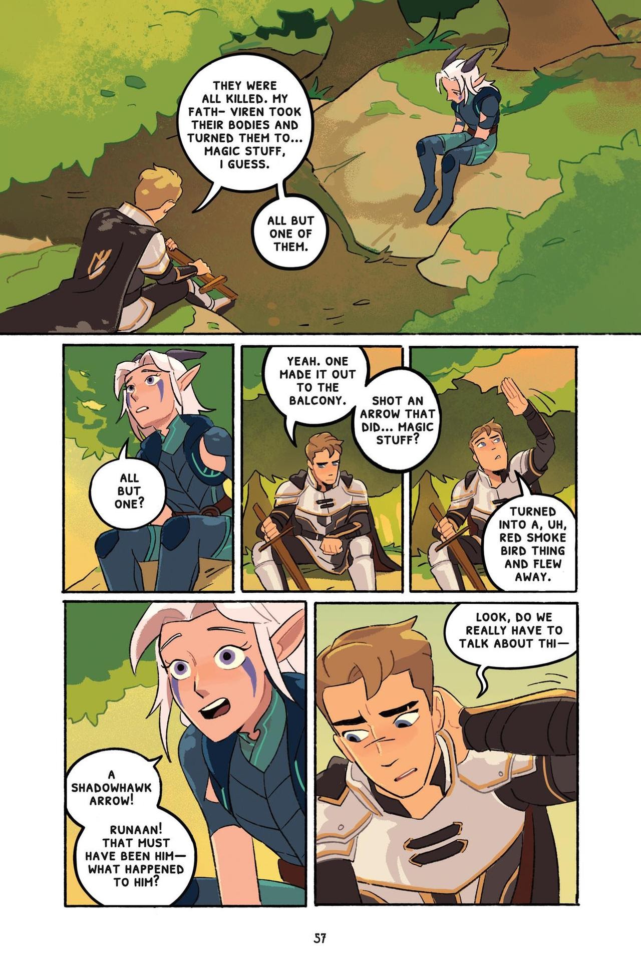 Read online Through the Moon: The Dragon Prince Graphic Novel comic -  Issue # TPB - 61