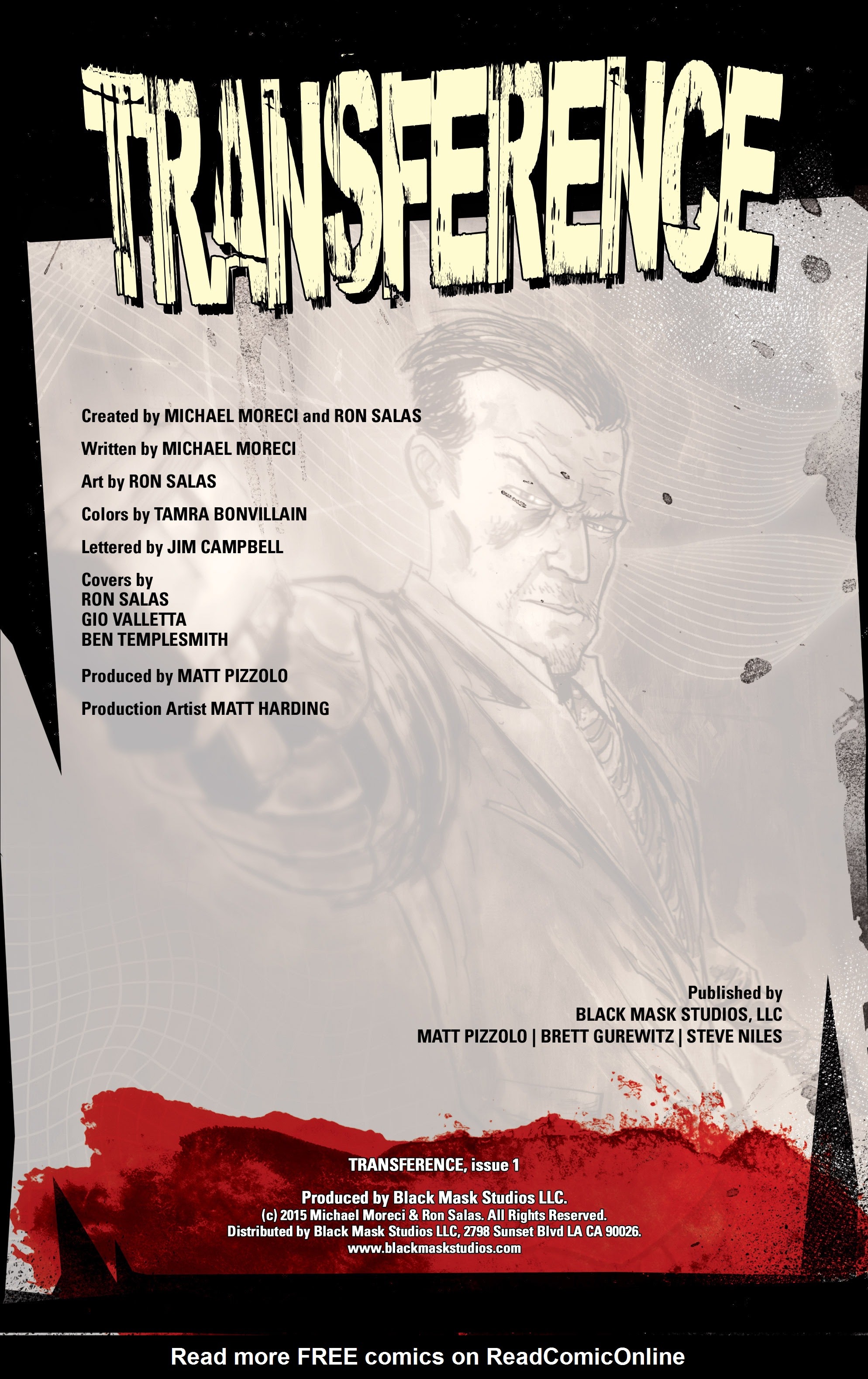 Read online Transference comic -  Issue #1 - 2