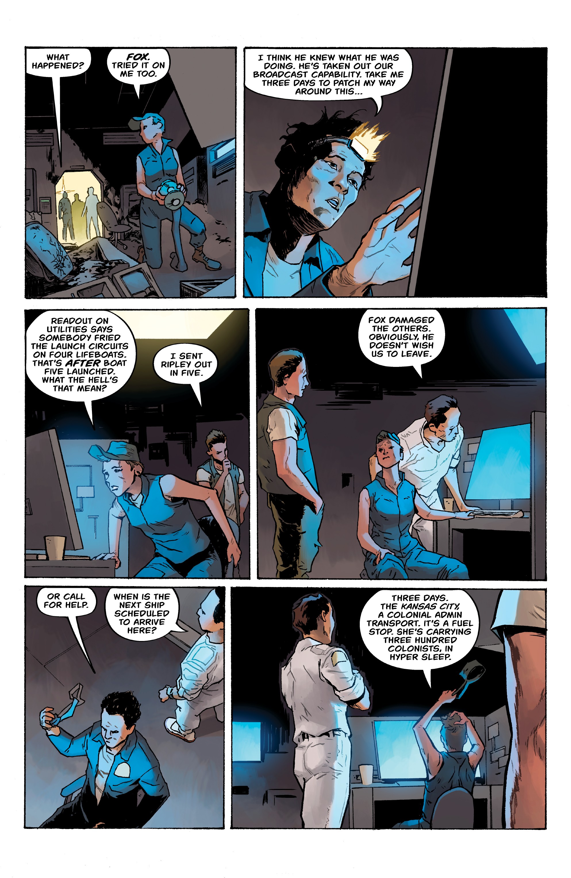 Read online William Gibson's Alien 3 comic -  Issue #4 - 15