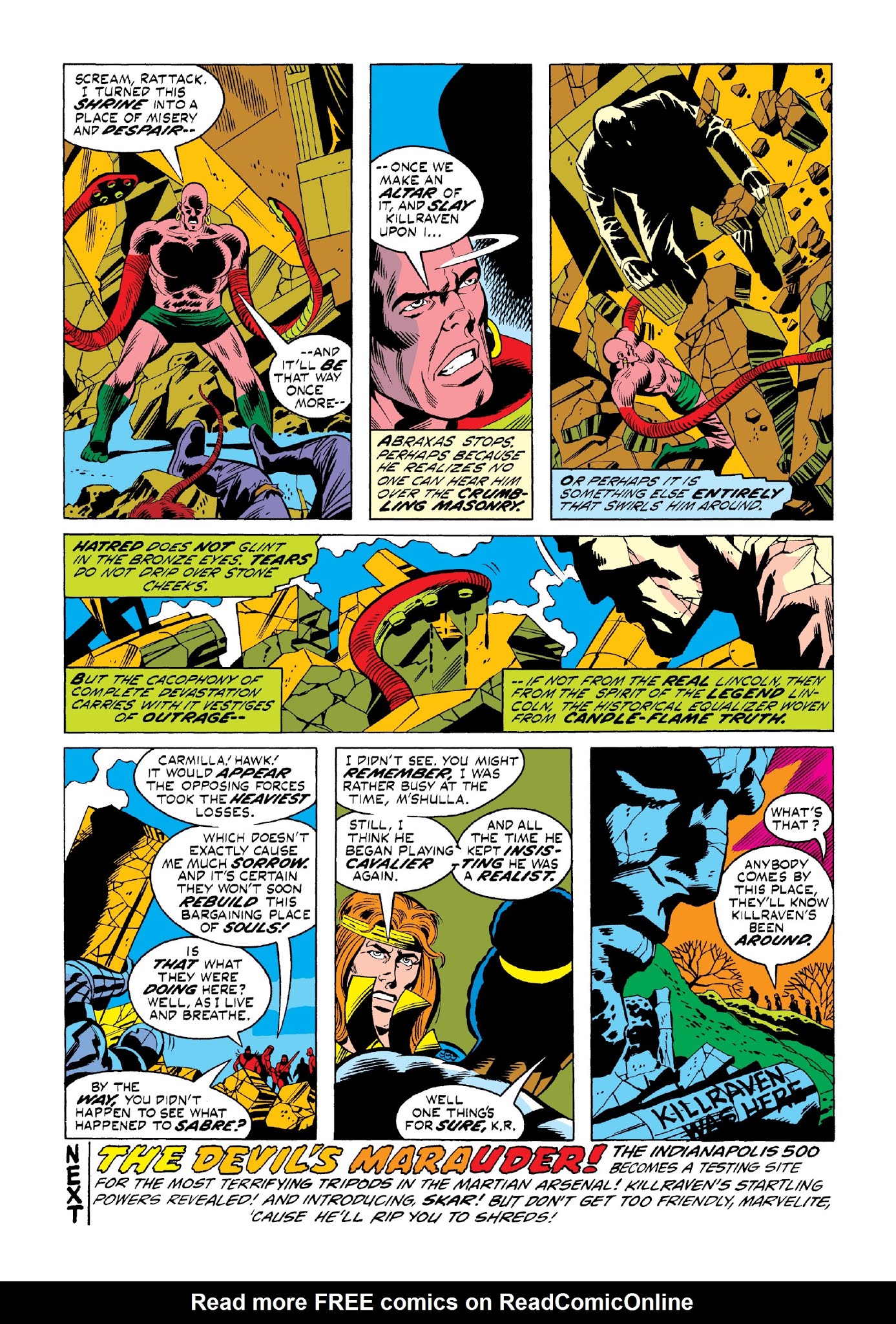 Read online Marvel Masterworks: Killraven comic -  Issue # TPB 1 (Part 2) - 39