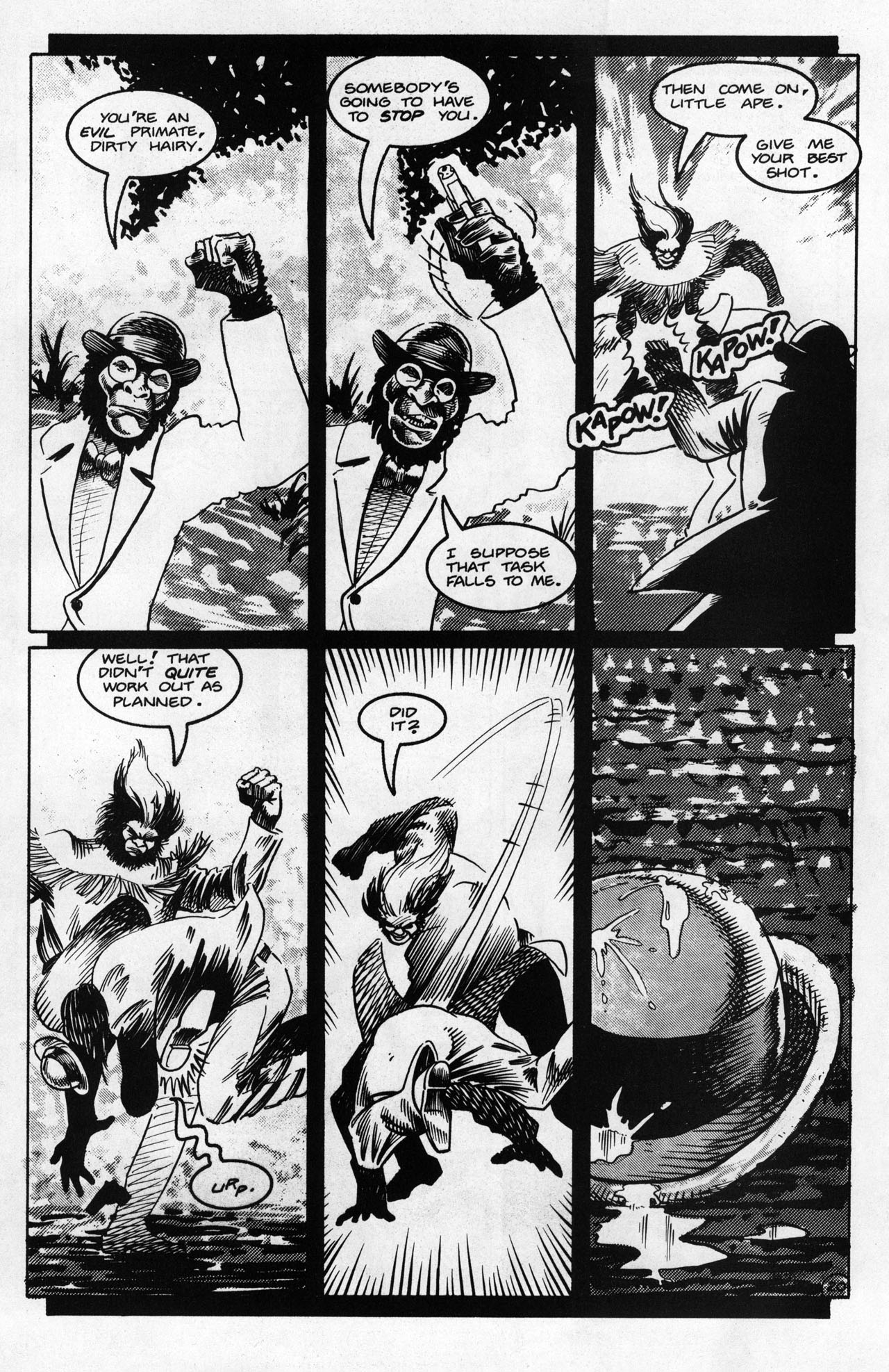 Read online Planet of the Apes (1990) comic -  Issue #20 - 22