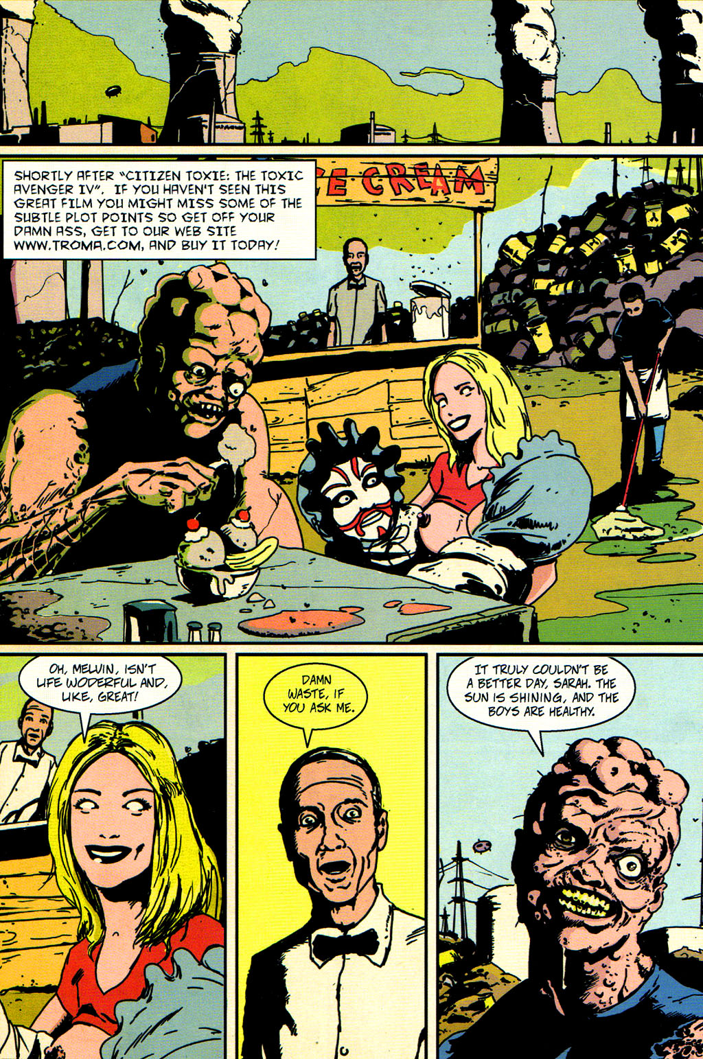Read online Lloyd Kaufman Presents: The Toxic Avenger and Other Tromatic Tales comic -  Issue # TPB (Part 1) - 85