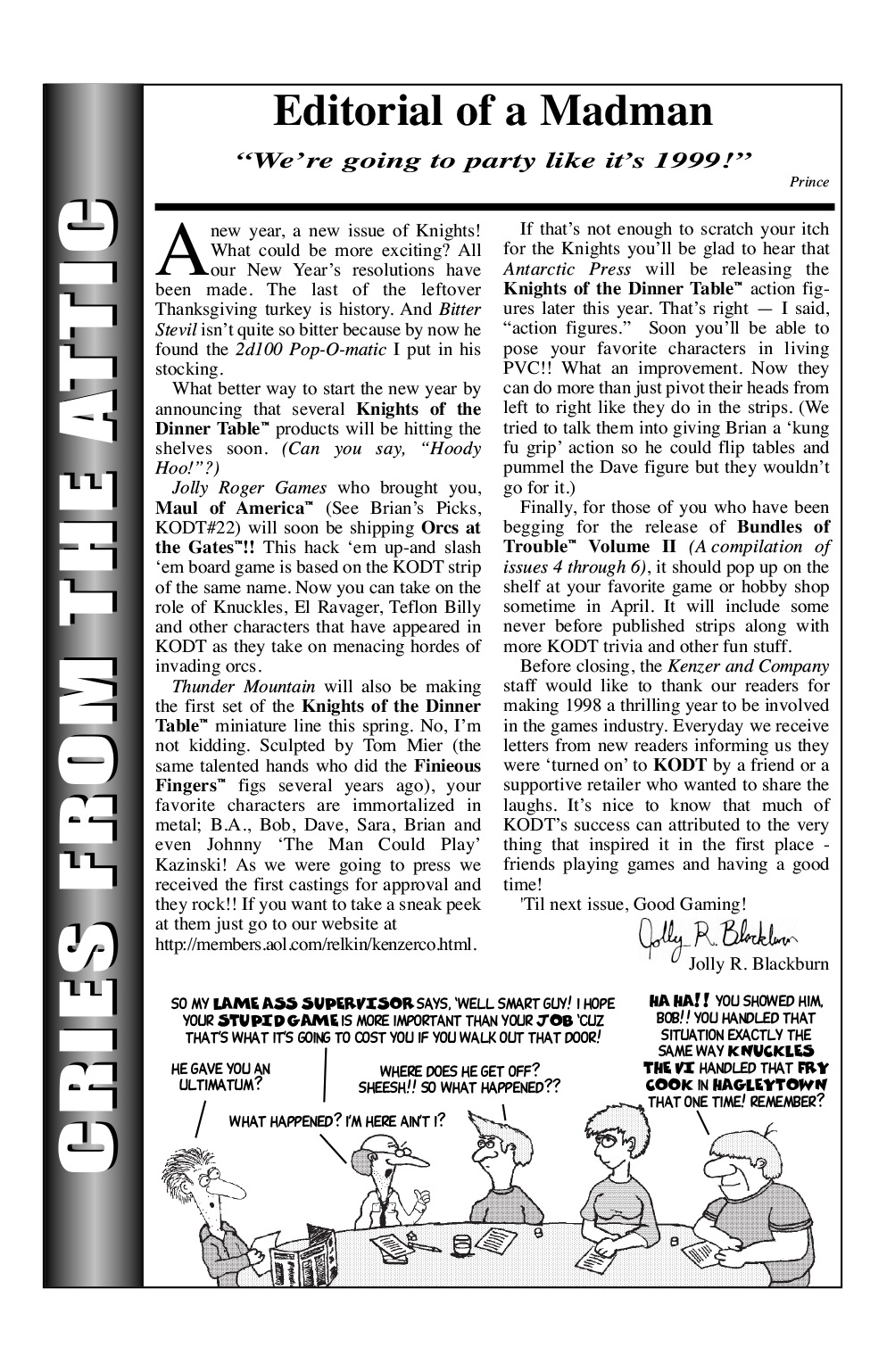 Read online Knights of the Dinner Table comic -  Issue #27 - 4