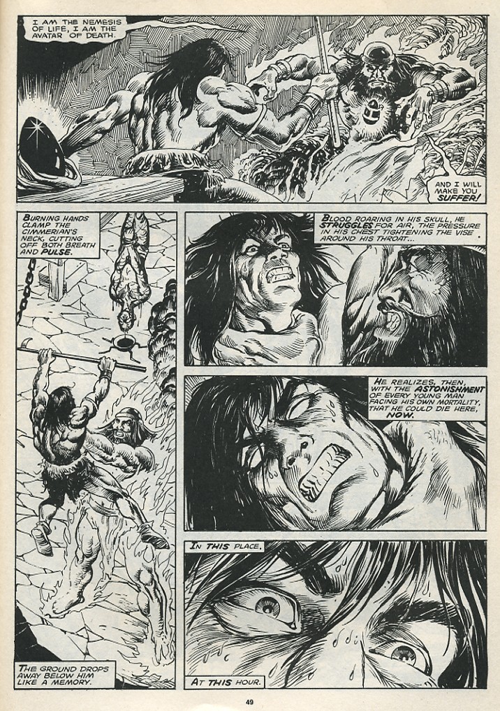Read online The Savage Sword Of Conan comic -  Issue #174 - 51