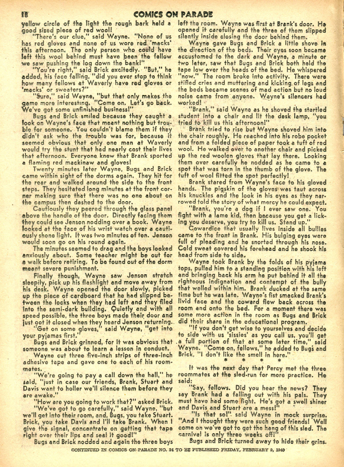 Read online Comics on Parade comic -  Issue #23 - 20