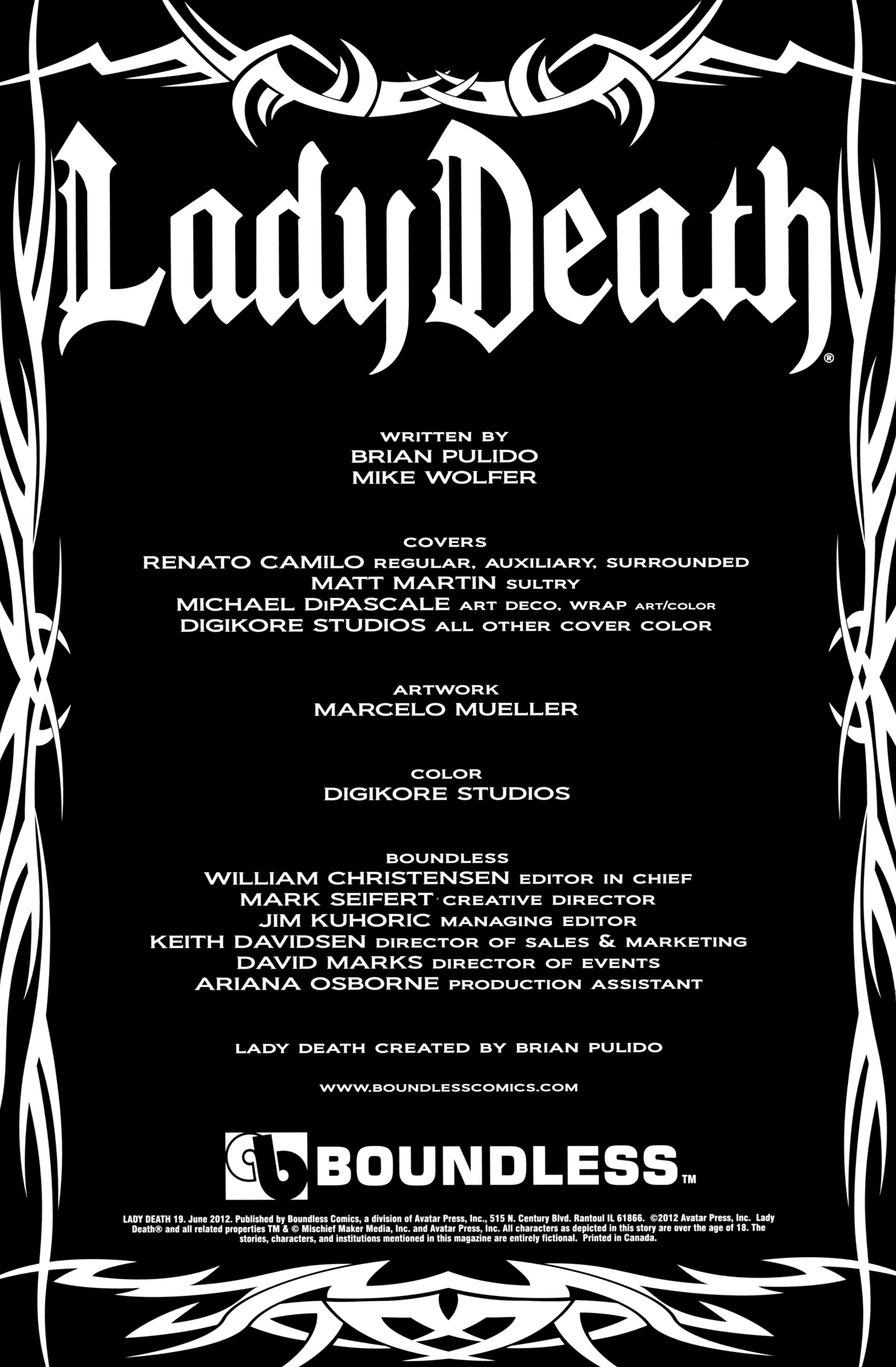 Read online Lady Death (2010) comic -  Issue #19 - 2