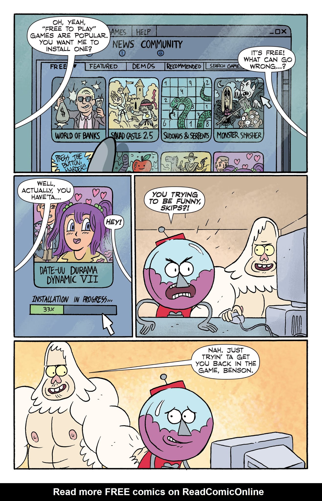 Read online Regular Show: A Clash of Consoles comic -  Issue # TPB (Part 1) - 30