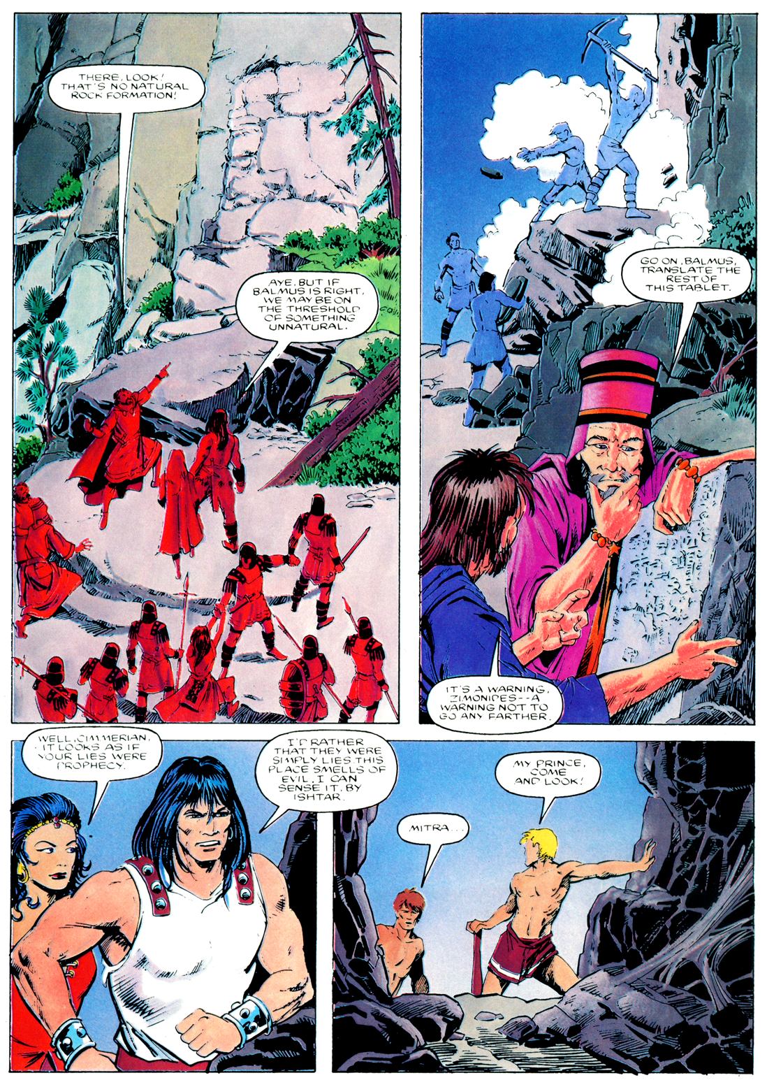 Read online Marvel Graphic Novel comic -  Issue #19 - Conan - The  Witch Queen of Acheron - 39