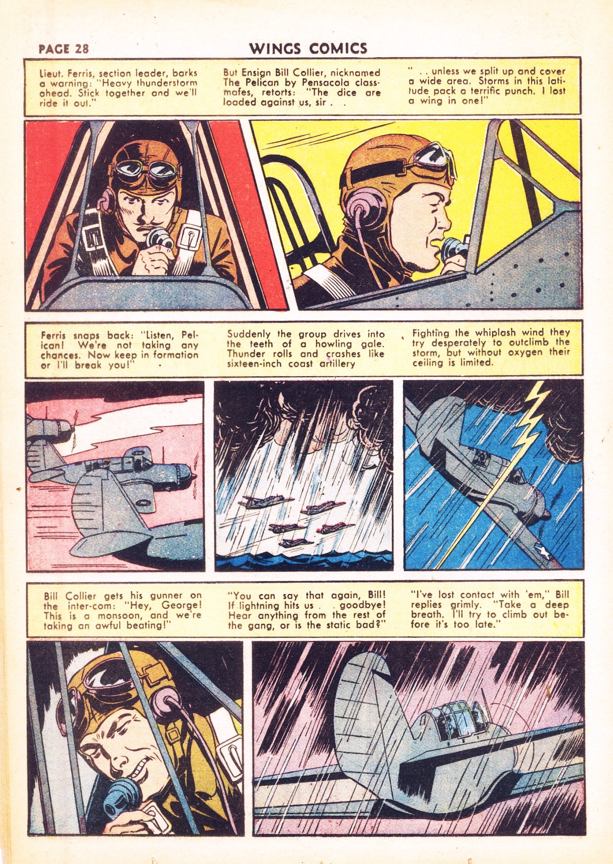 Read online Wings Comics comic -  Issue #31 - 30