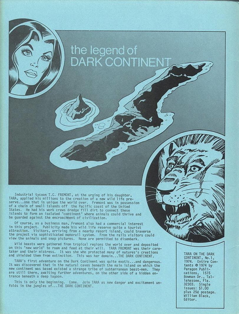 Read online Tara On The Dark Continent comic -  Issue #1 - 2