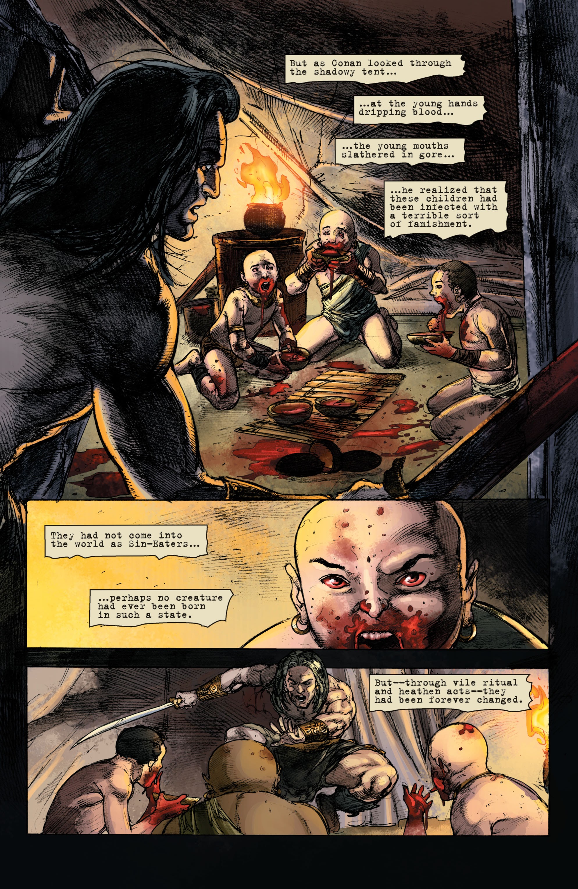 Read online Conan Chronicles Epic Collection comic -  Issue # TPB Blood In His Wake (Part 4) - 102