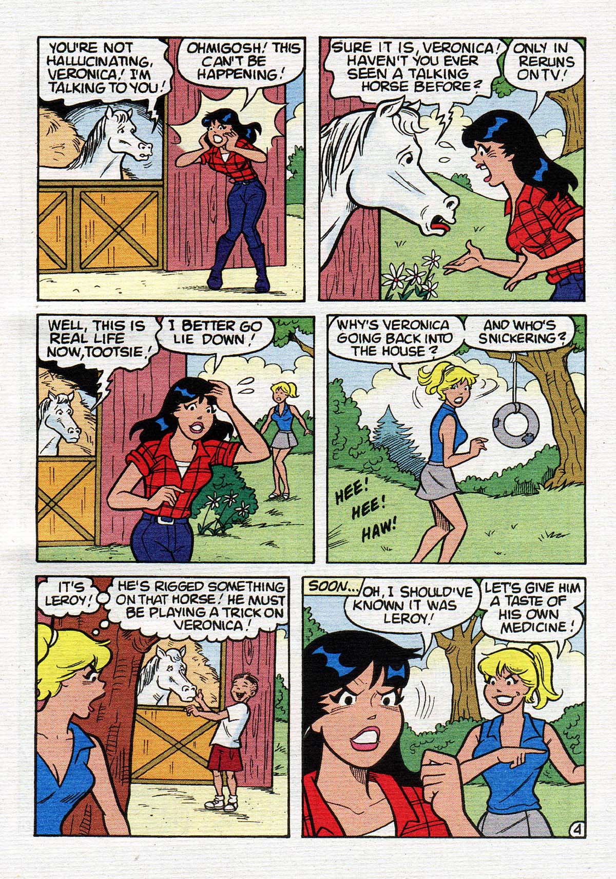 Read online Betty and Veronica Digest Magazine comic -  Issue #148 - 56